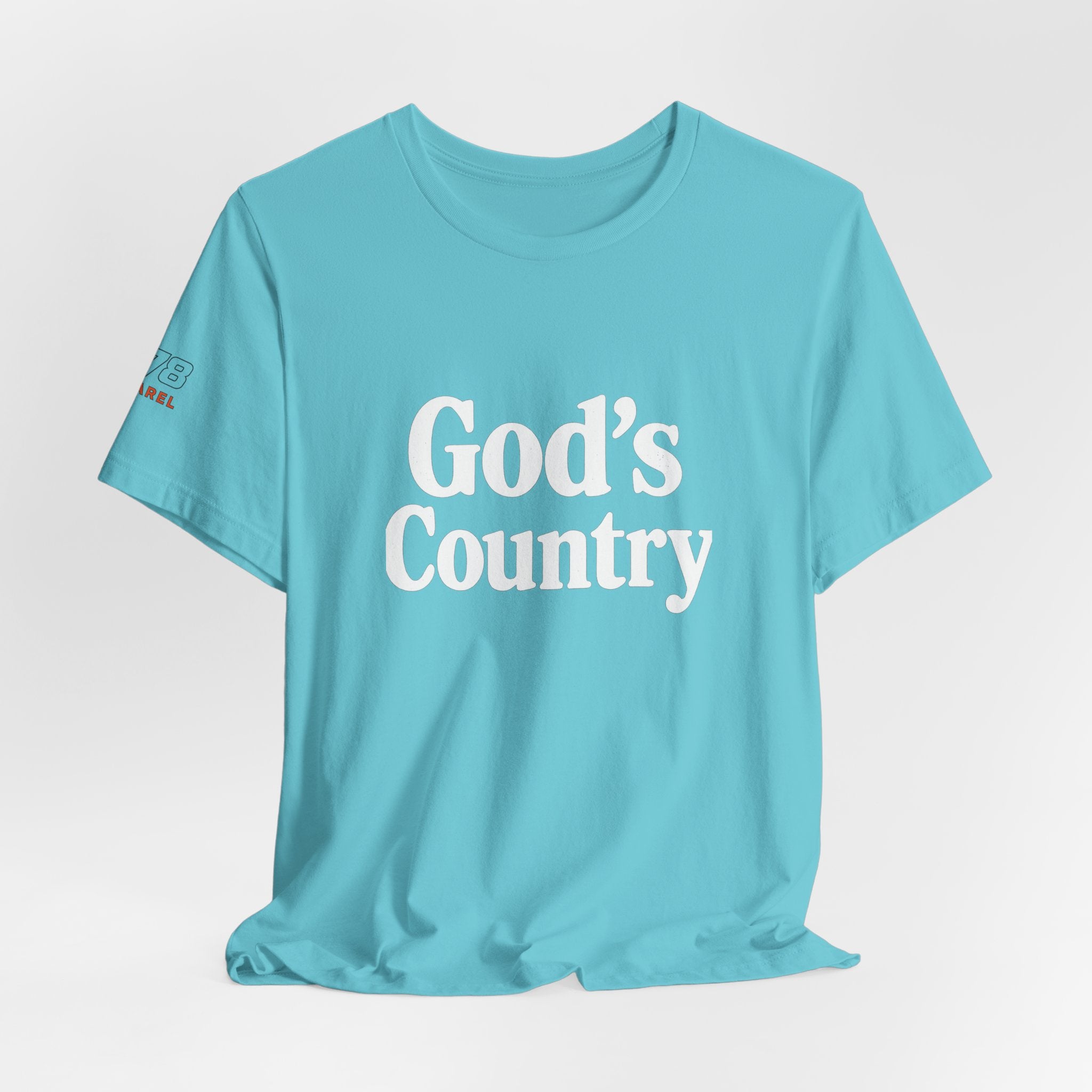 God's Country Tee, Casual Wear, Outdoor Activities, Faith-Based Apparel, Gift for Believers, Summer Wardrobe