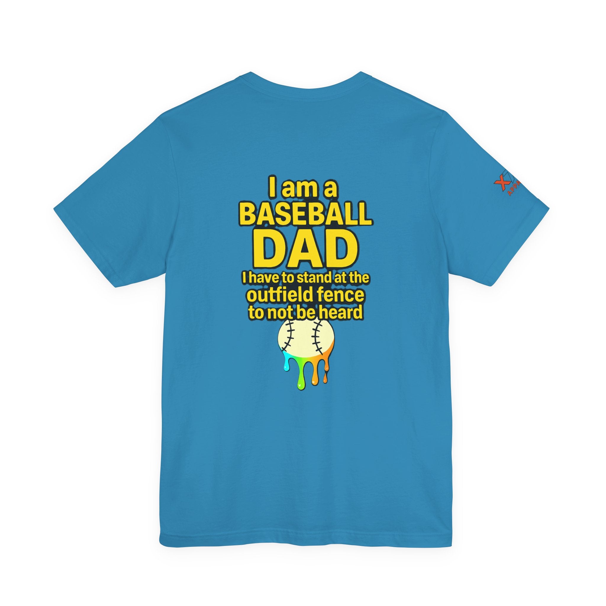 Baseball Dad Not Heard Drippy T-Shirt, Unisex Jersey Tee, Father's Day Gift, Sports Apparel, Outdoor Fun, Parenting Humor Shirt