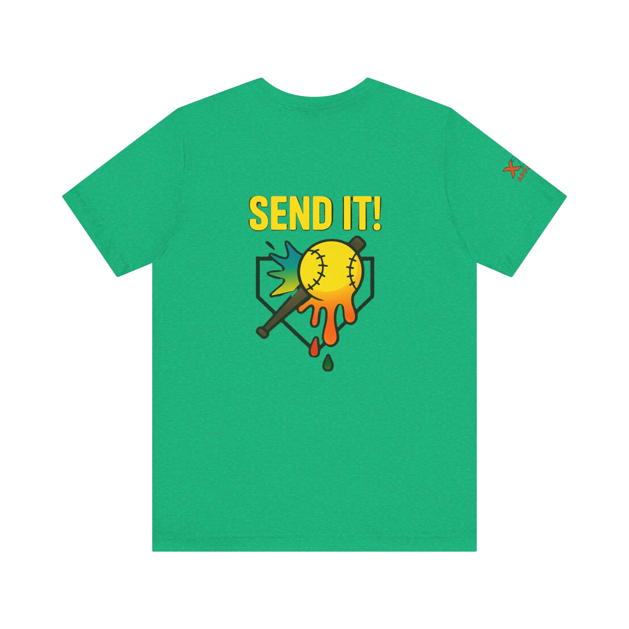 Send It Drippy Unisex Tee, Fun Sports Shirt, Gift for Athletes, Playful Casual Wear, Summer Essential