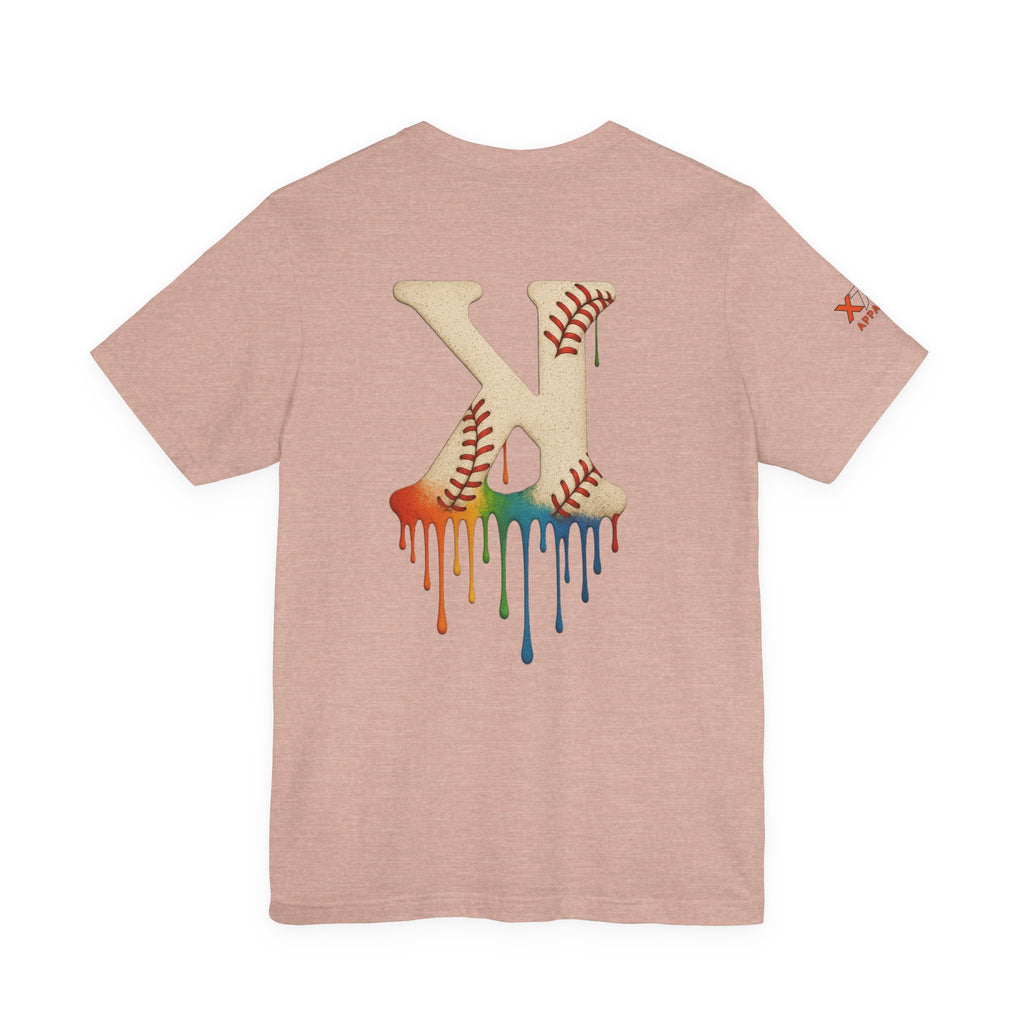Baseball Drippy K Tee, Unisex Jersey Short Sleeve Shirt, Sports Fan Gift, Summer Outfit, Youth Baseball Apparel, Fun Casual Wear