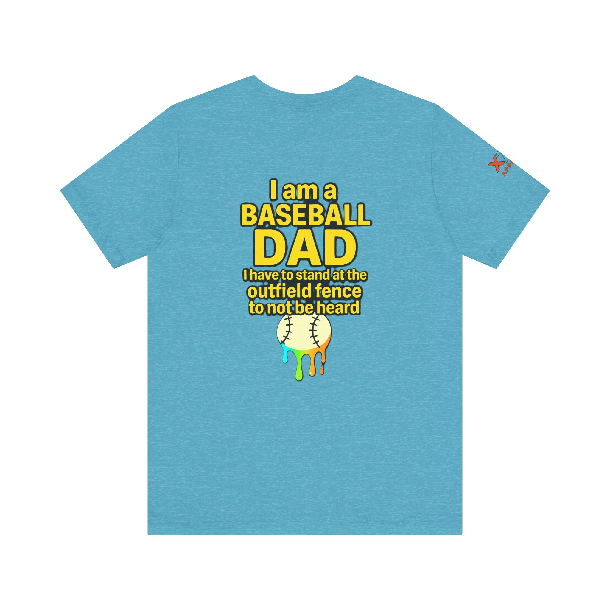 Baseball Dad Not Heard Drippy T-Shirt, Unisex Jersey Tee, Father's Day Gift, Sports Apparel, Outdoor Fun, Parenting Humor Shirt