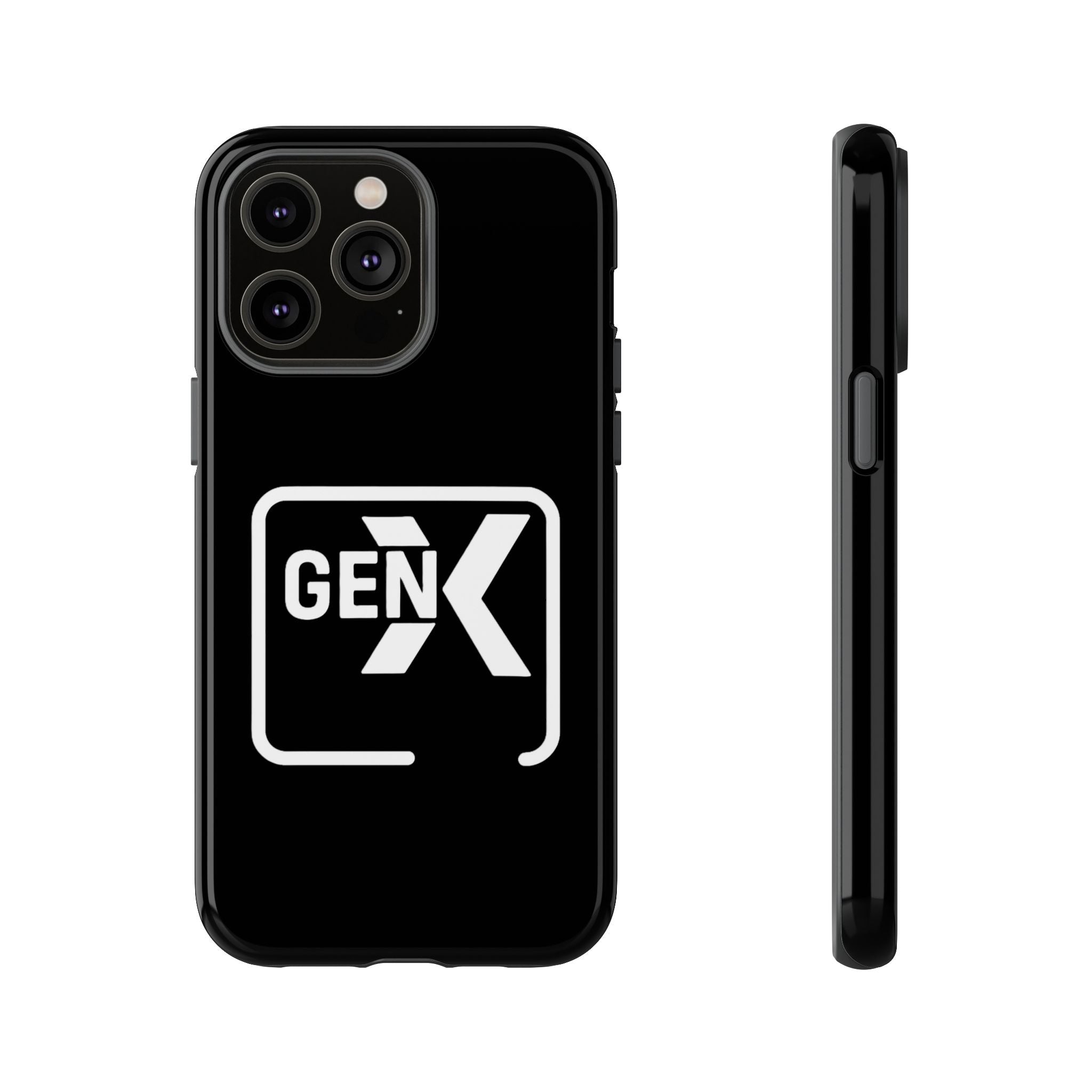 'Gen X' Phone Case, Tough Phone Cover, Retro Aesthetic iPhone Case, Vintage Style Cell Phone Accessories, Gift for Gen X