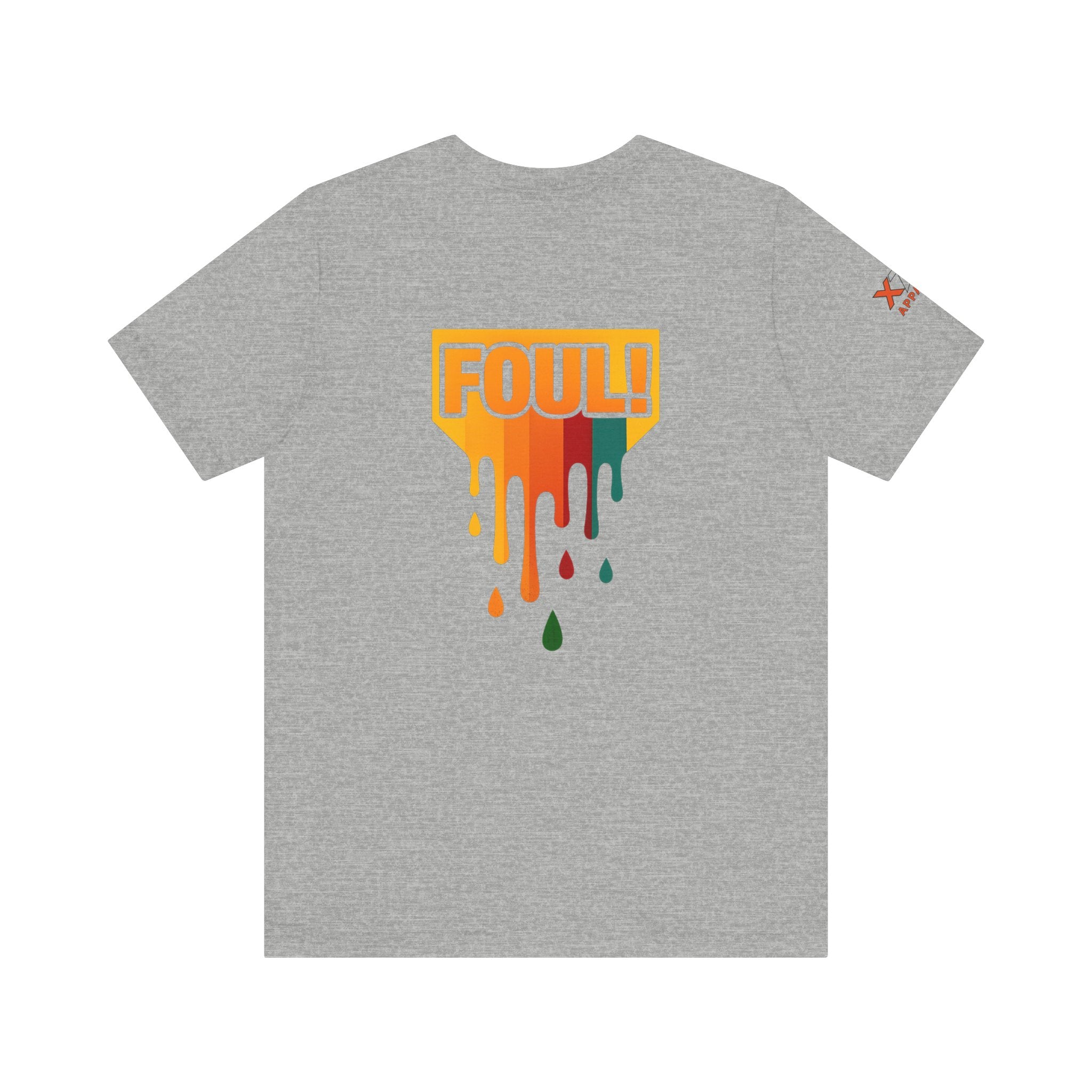 Foul Drippy Graphic Tee, Unisex Short Sleeve Shirt, Casual Streetwear, Perfect for Sports Fans, Gift for Friends