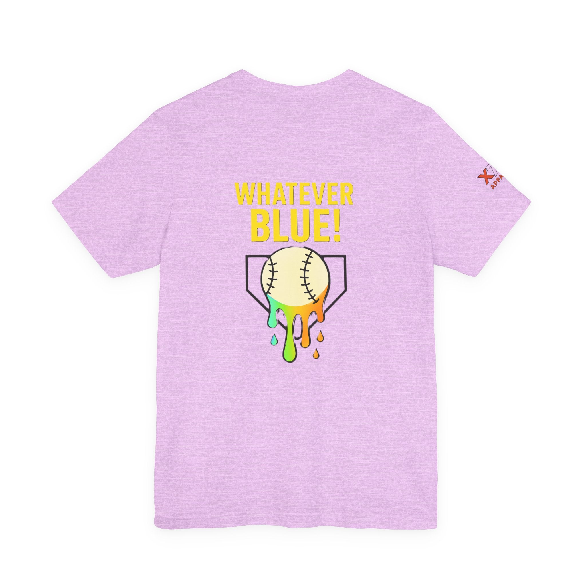 Whatever Blue Drippy Cool Sports Graphic Tee for Casual Wear, Perfect for Gamers and Event Attendees, Ideal Gift for Birthdays, Casual Outings