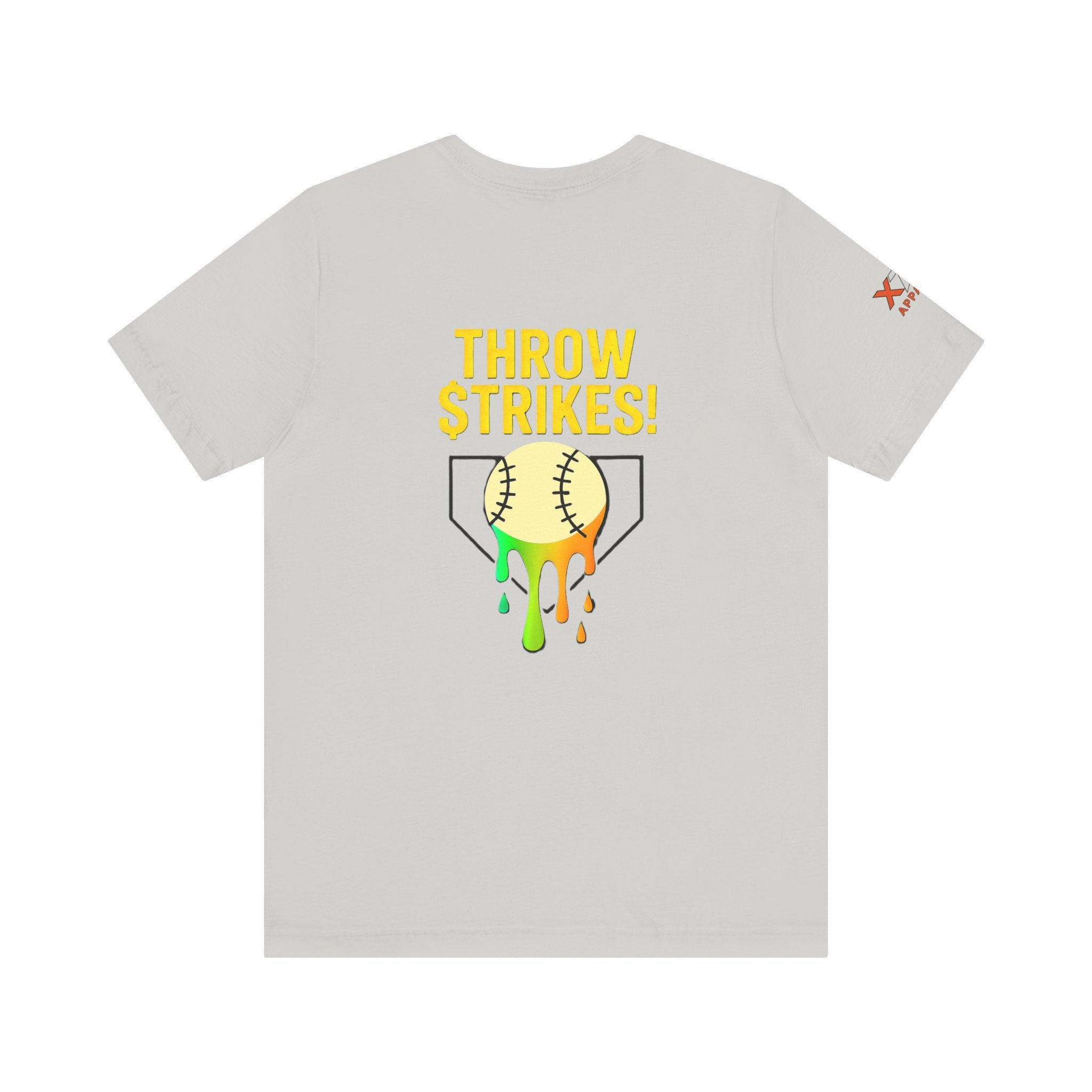 Throw Strikes Unisex Tee - Fun Softball T-Shirt for Sports Lovers, Cute Gift for Players, Team Spirit Wear, Birthday and Game Day