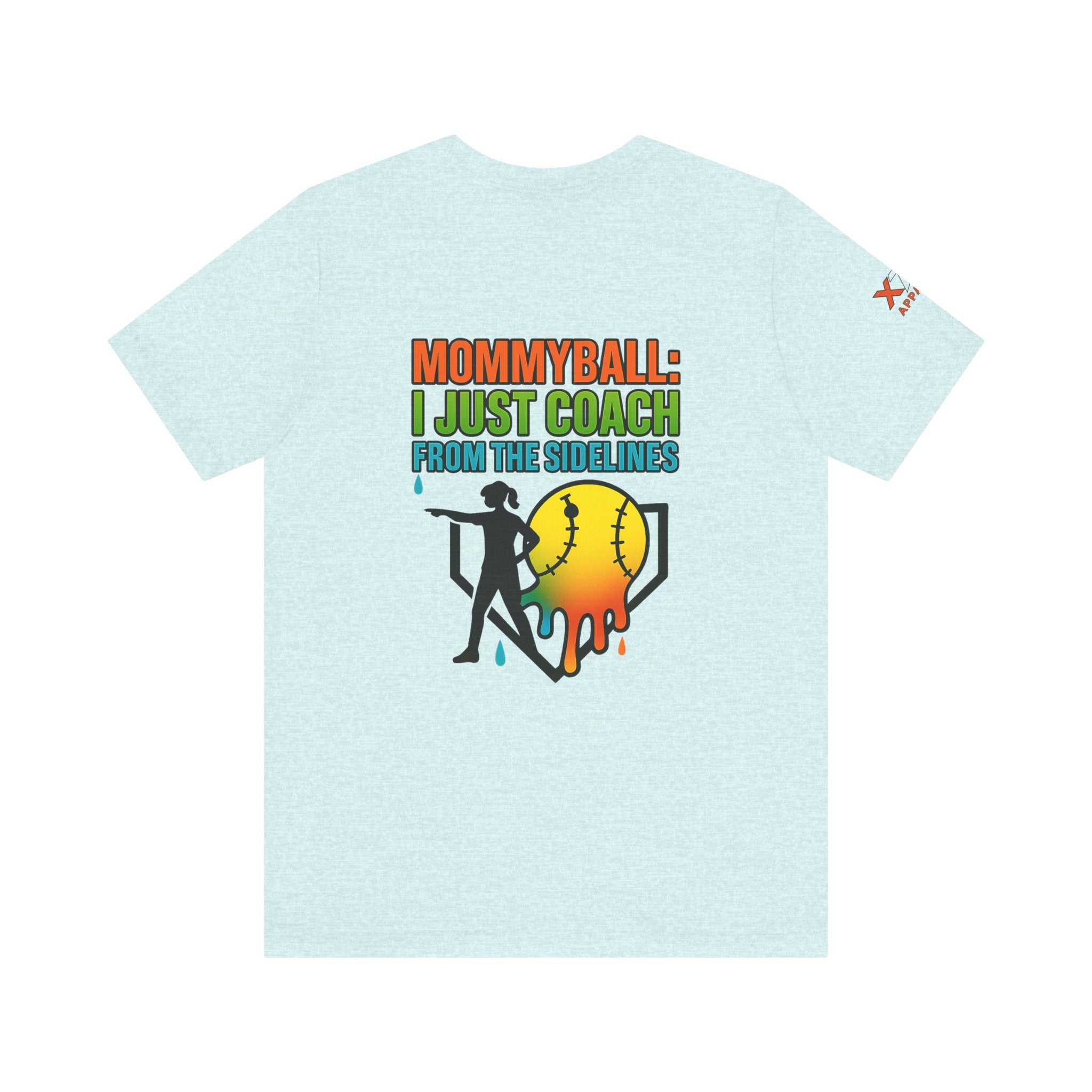 Mommyball Drippy Coach Tee - Unisex Jersey Short Sleeve T-Shirt, Softball Mom Gift, Sporty Graphic Tee, Coaching Shirt, Fun Sports Apparel