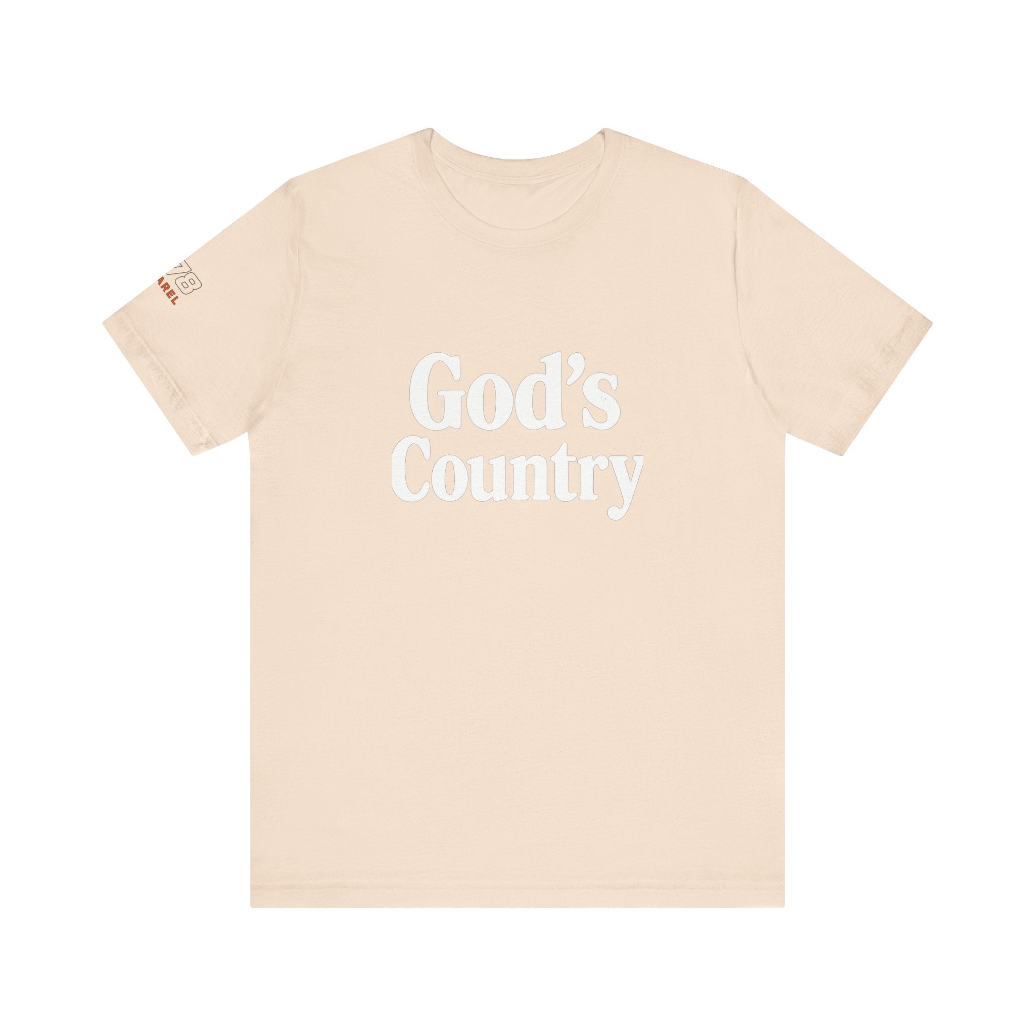 God's Country Tee, Casual Wear, Outdoor Activities, Faith-Based Apparel, Gift for Believers, Summer Wardrobe