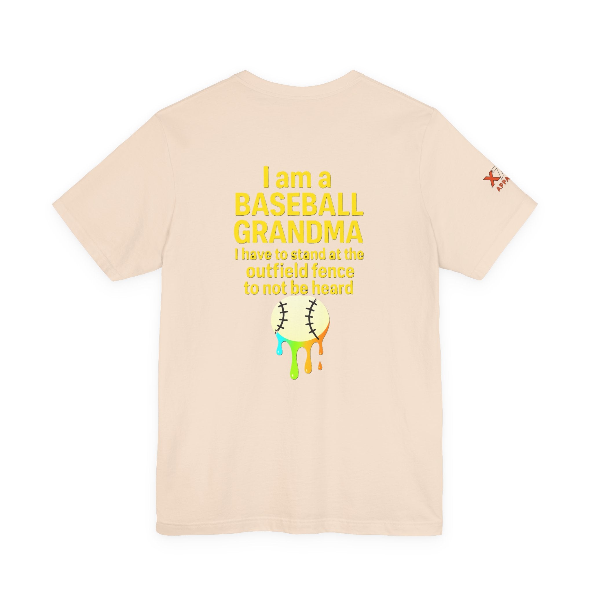 Baseball Grandma Not Heard DrippyTee, Funny Baseball Shirt, Gift for Grandma, Soft Cotton Top, Summer Baseball Outfit