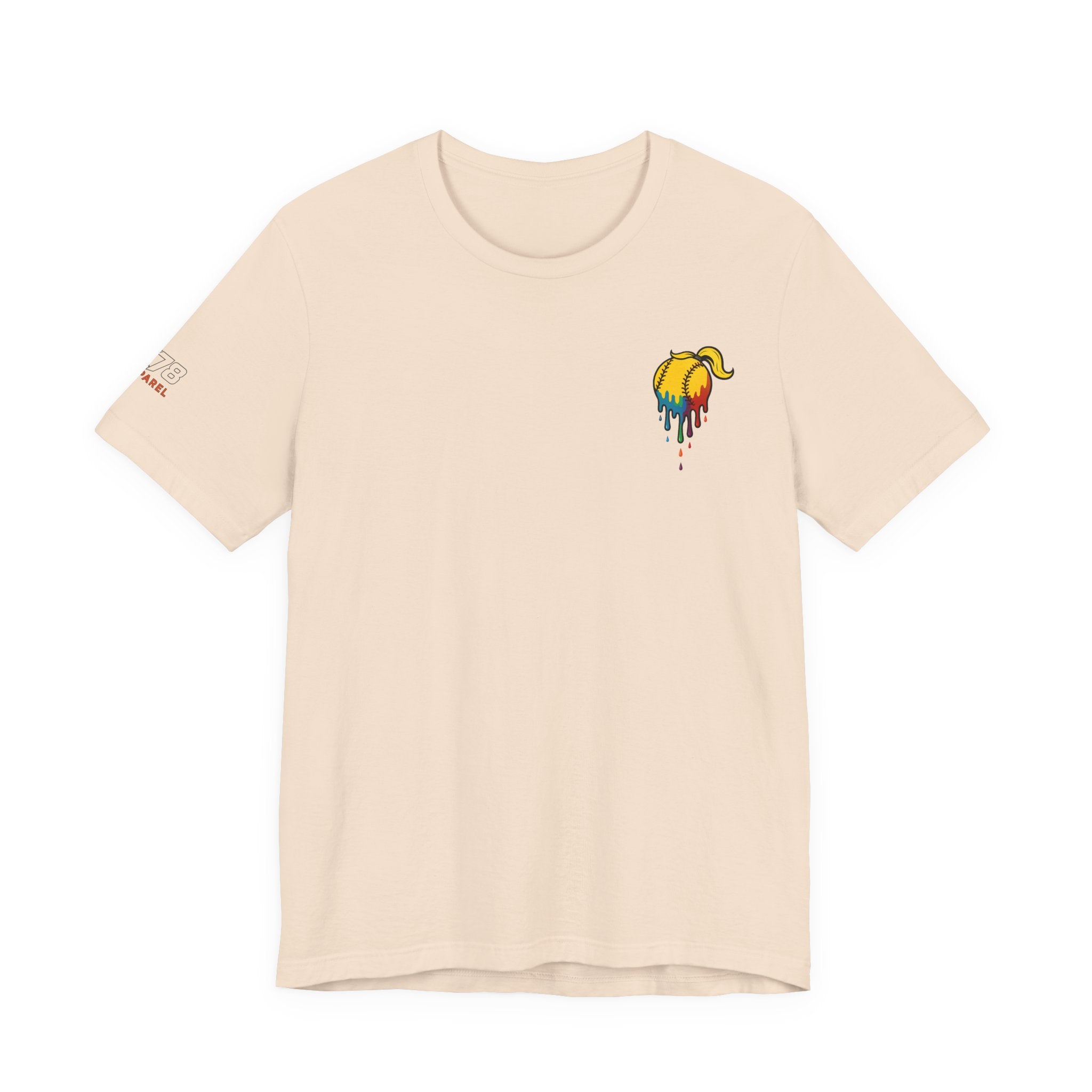 Mommyball Drippy Coach Tee - Unisex Jersey Short Sleeve T-Shirt, Softball Mom Gift, Sporty Graphic Tee, Coaching Shirt, Fun Sports Apparel