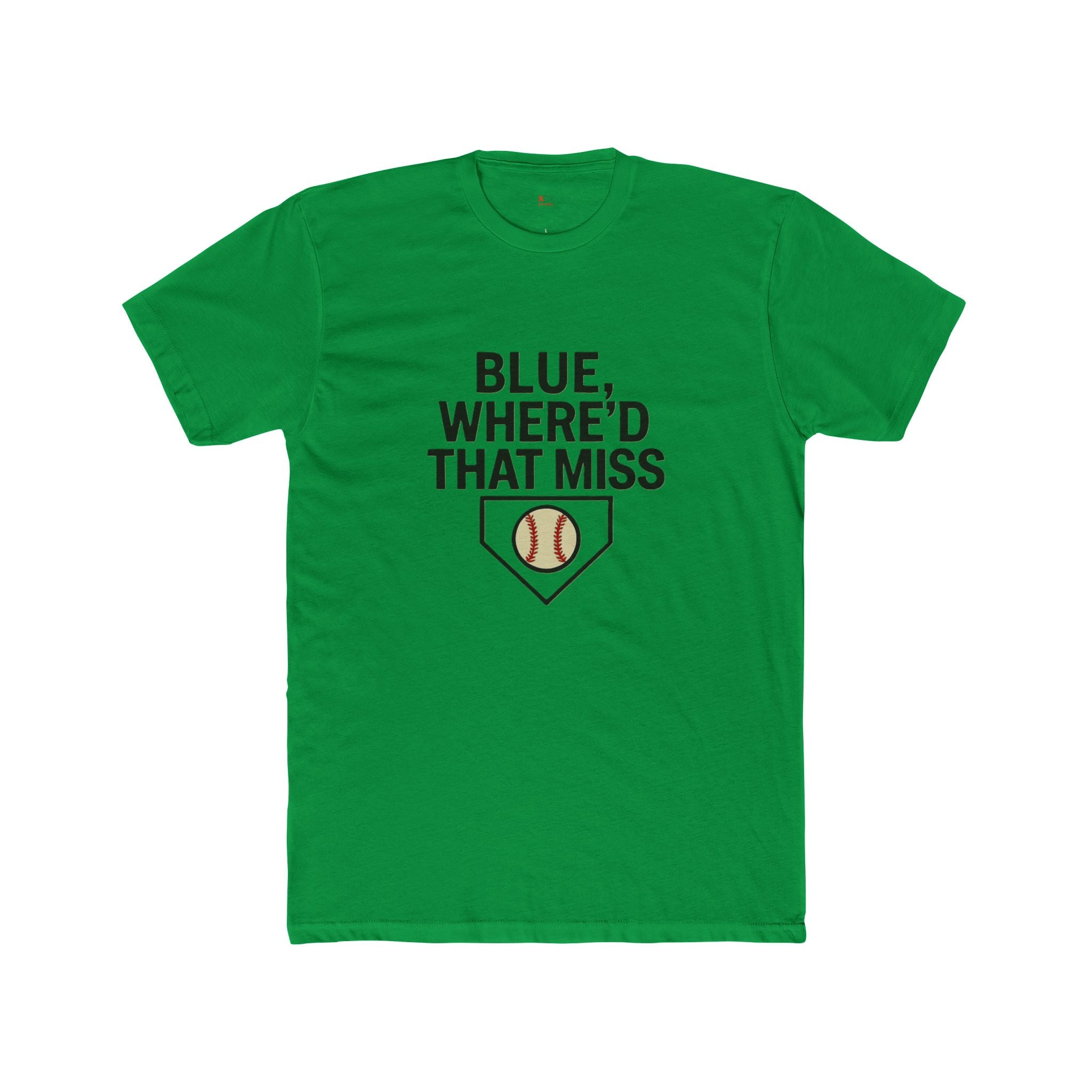 Baseball Humor Unisex Tee - "Blue, Where'd That Miss? Baseball" Shirt for Sports Fans, Gift for Coaches, Funny Tee, Game Day Apparel