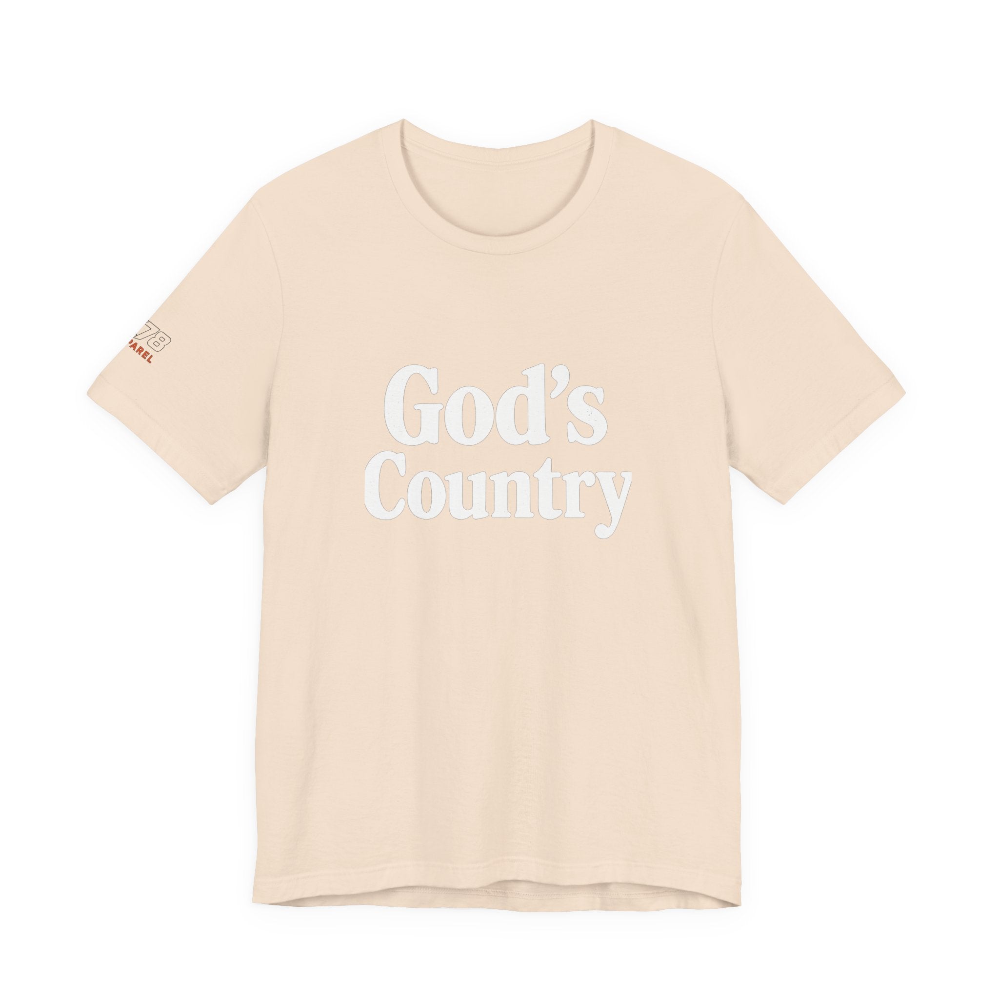 God's Country Tee, Casual Wear, Outdoor Activities, Faith-Based Apparel, Gift for Believers, Summer Wardrobe