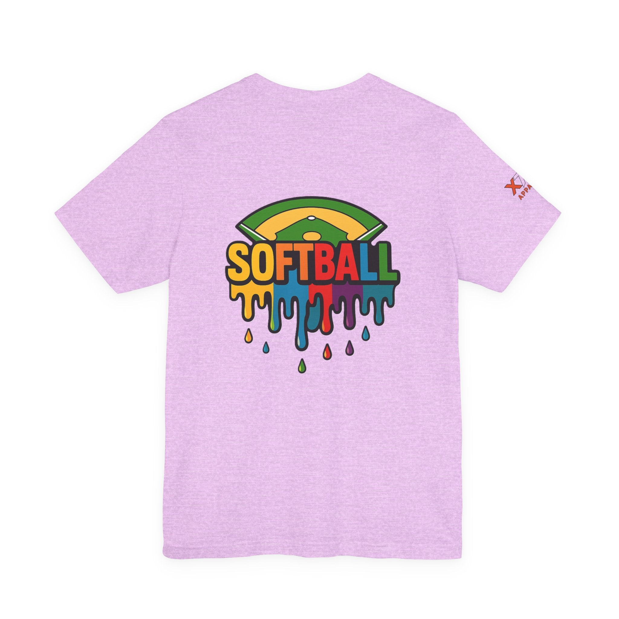 Softball Drippy Tee, Unisex Jersey Shirt, Sports Fan Apparel, Gift for Athletes, Casual Summer Top, Fun Team Spirit T-Shirt