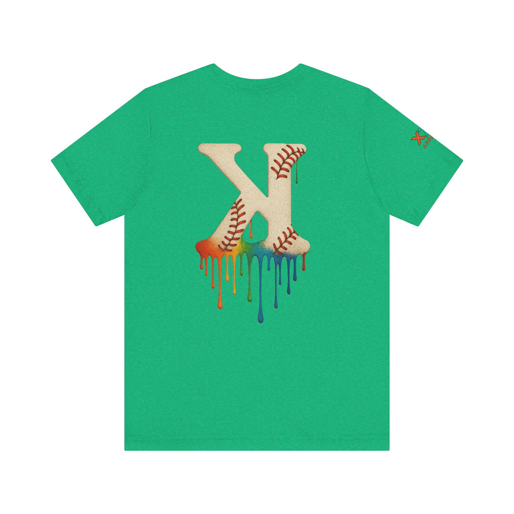 Baseball Drippy K Tee, Unisex Jersey Short Sleeve Shirt, Sports Fan Gift, Summer Outfit, Youth Baseball Apparel, Fun Casual Wear