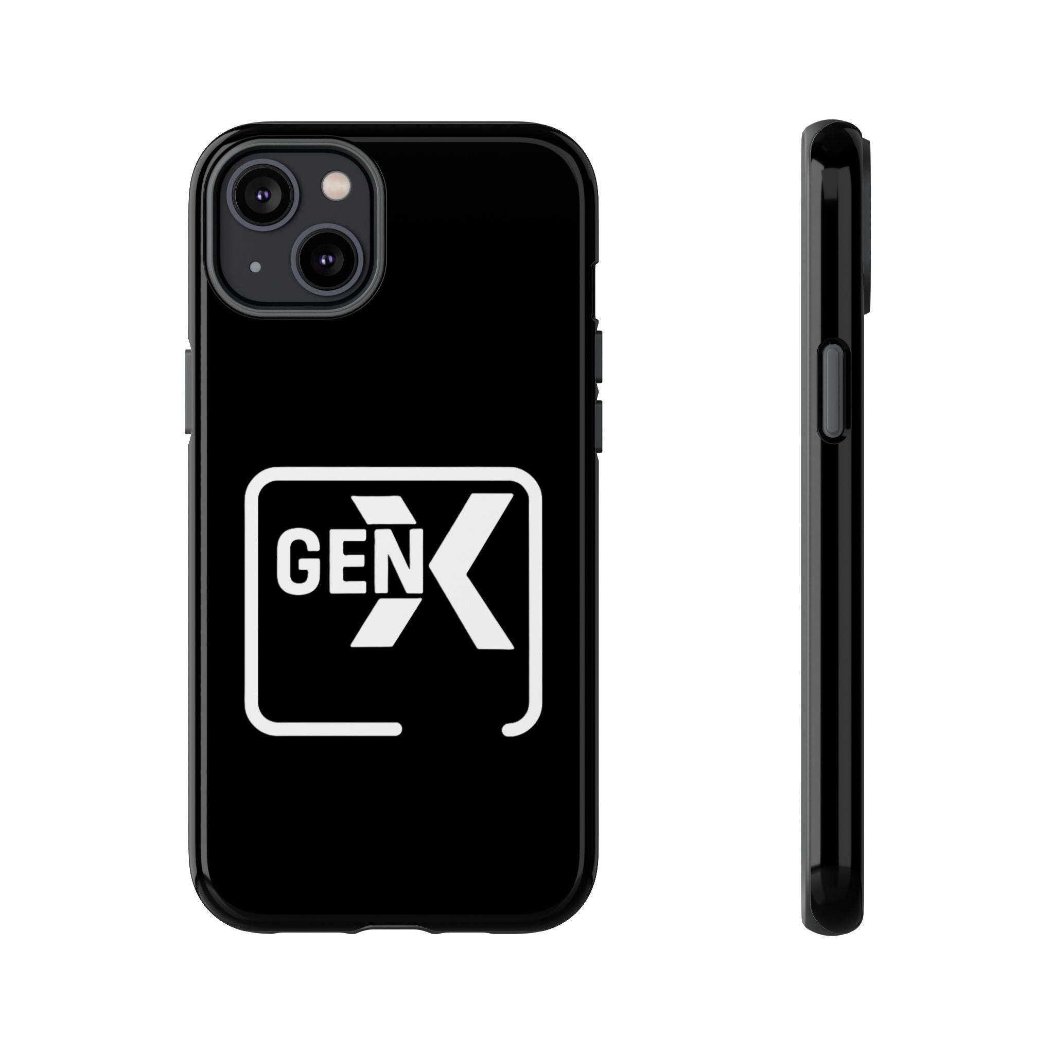 'Gen X' Phone Case, Tough Phone Cover, Retro Aesthetic iPhone Case, Vintage Style Cell Phone Accessories, Gift for Gen X