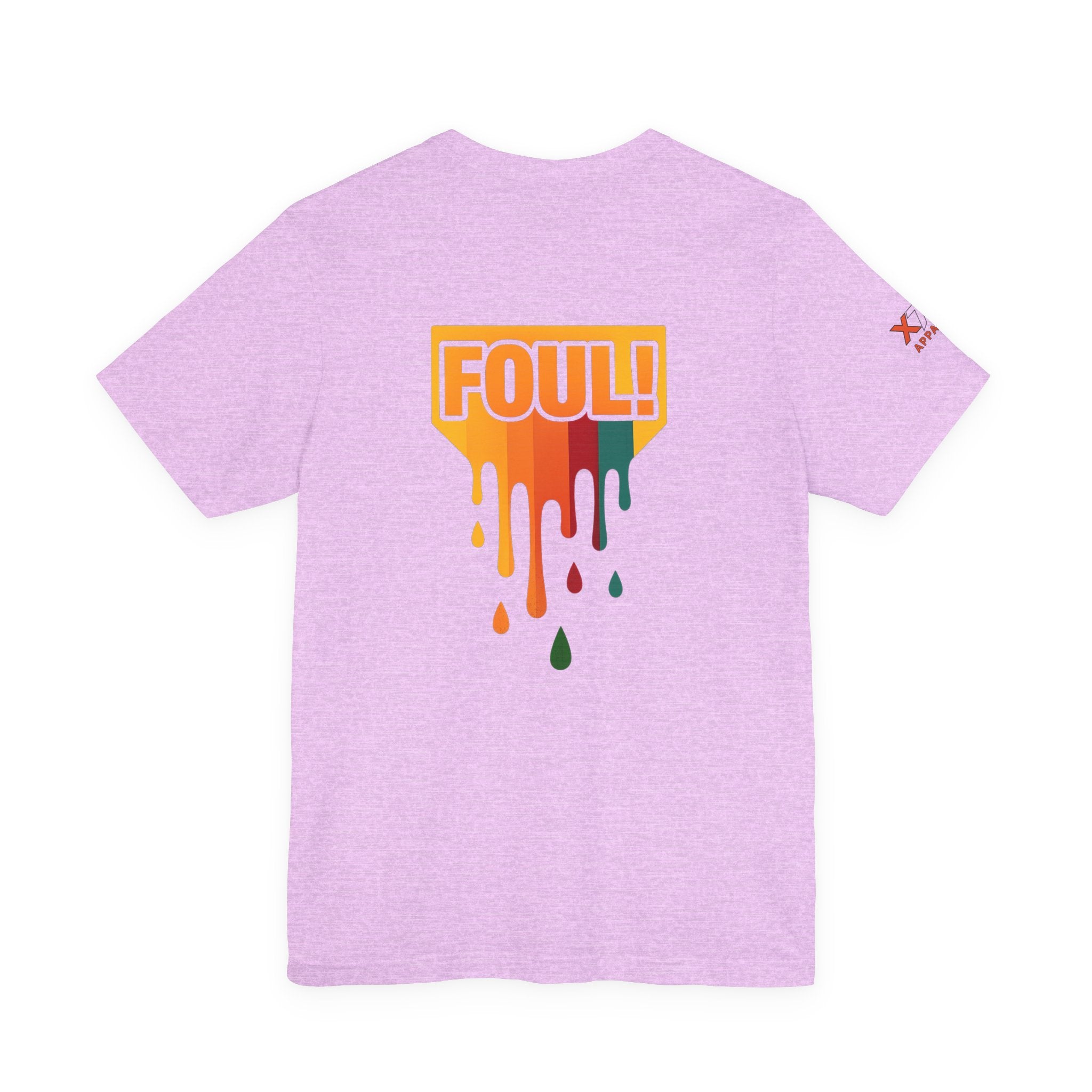 Foul Drippy Graphic Tee, Unisex Short Sleeve Shirt, Casual Streetwear, Perfect for Sports Fans, Gift for Friends