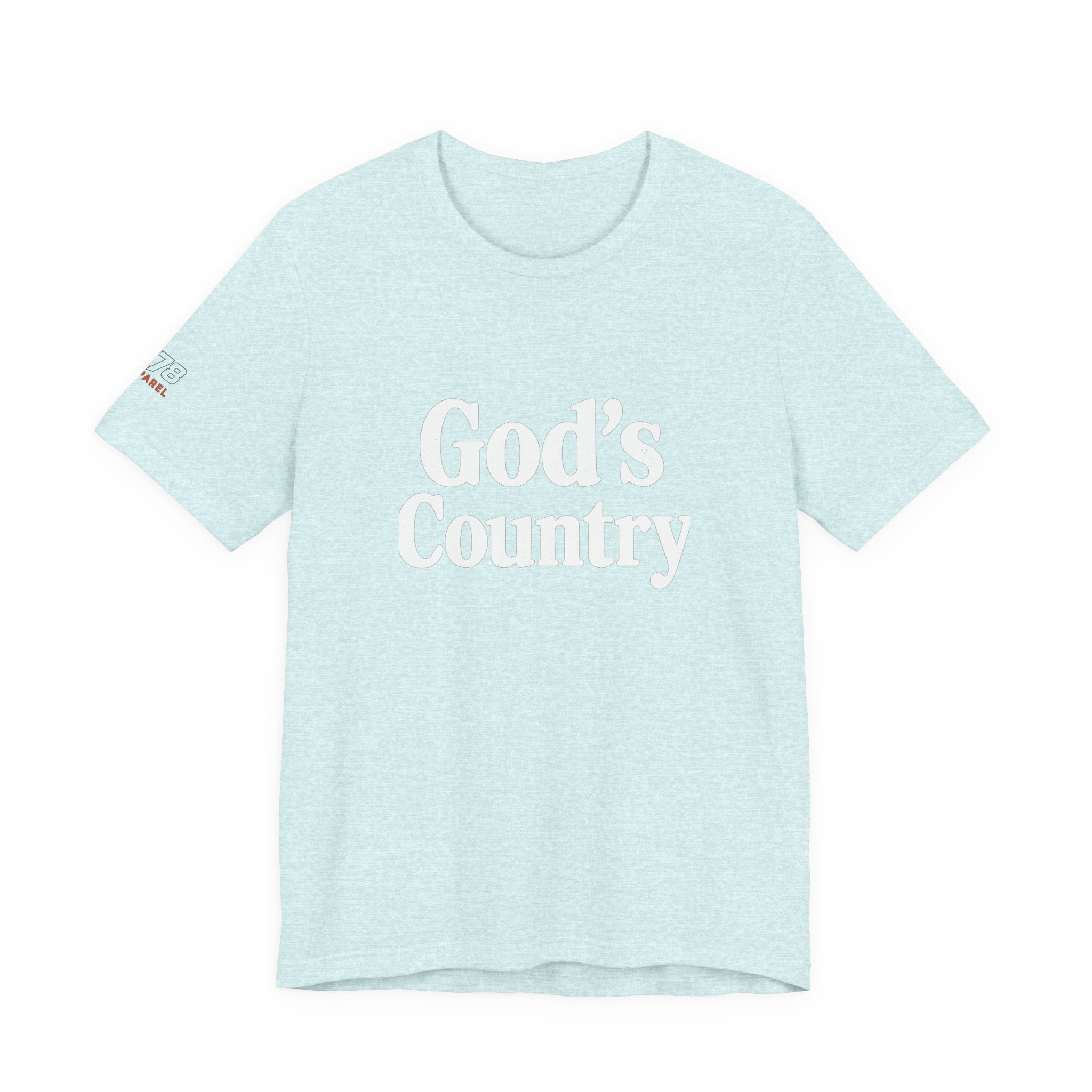 God's Country Tee, Casual Wear, Outdoor Activities, Faith-Based Apparel, Gift for Believers, Summer Wardrobe