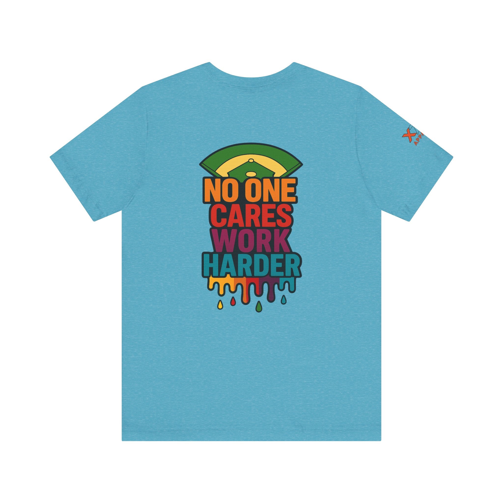 No One Cares Work Harder Drippy Softball Tee | Motivational Short Sleeve Shirt | Unisex Casual Wear | Gift for Hard Workers | Relaxed Fit T-Shirt | [...]