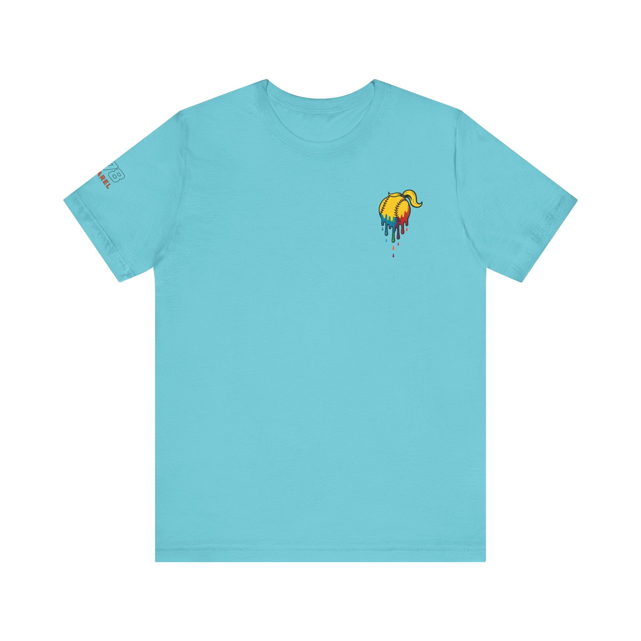 Mommyball Drippy Coach Tee - Unisex Jersey Short Sleeve T-Shirt, Softball Mom Gift, Sporty Graphic Tee, Coaching Shirt, Fun Sports Apparel