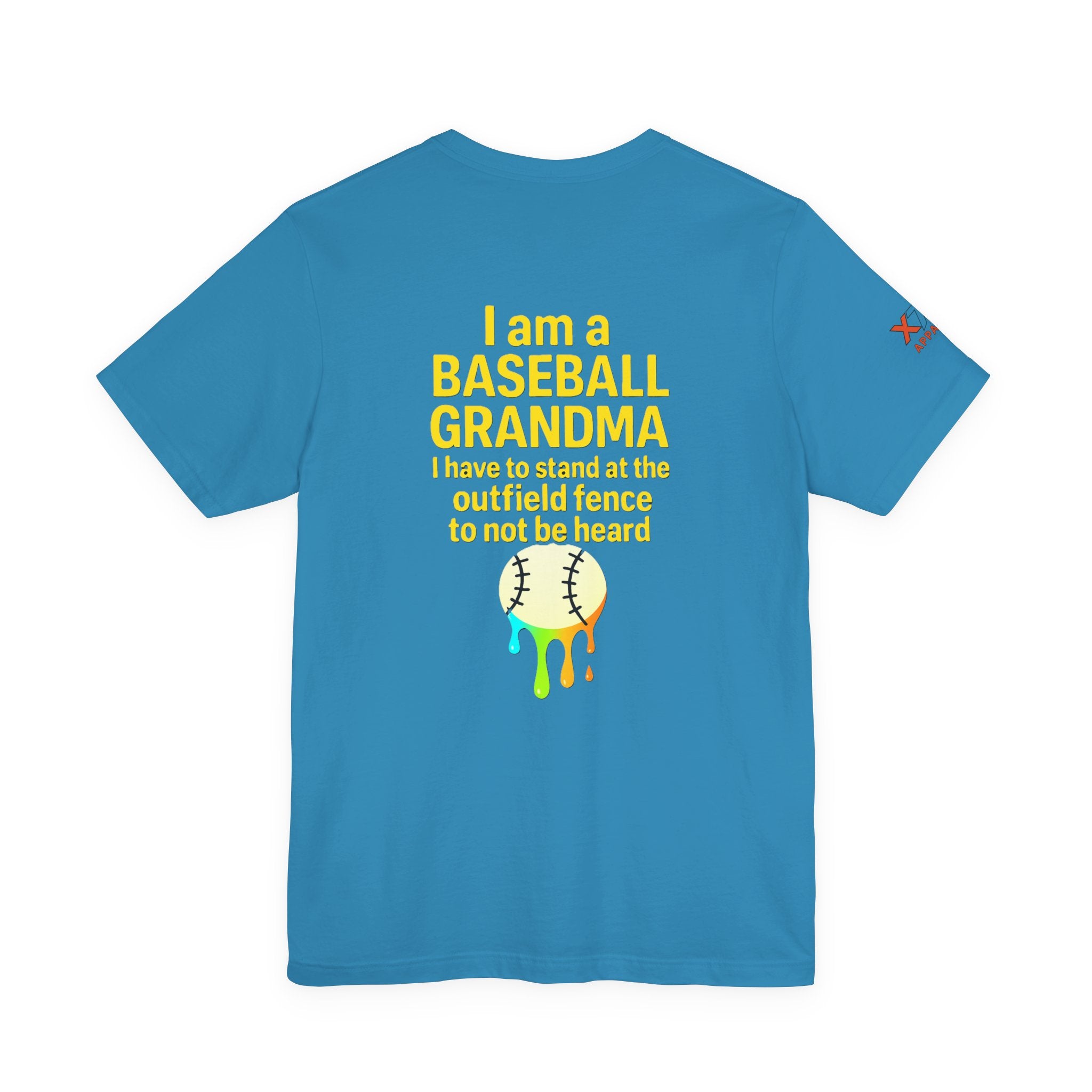 Baseball Grandma Not Heard DrippyTee, Funny Baseball Shirt, Gift for Grandma, Soft Cotton Top, Summer Baseball Outfit