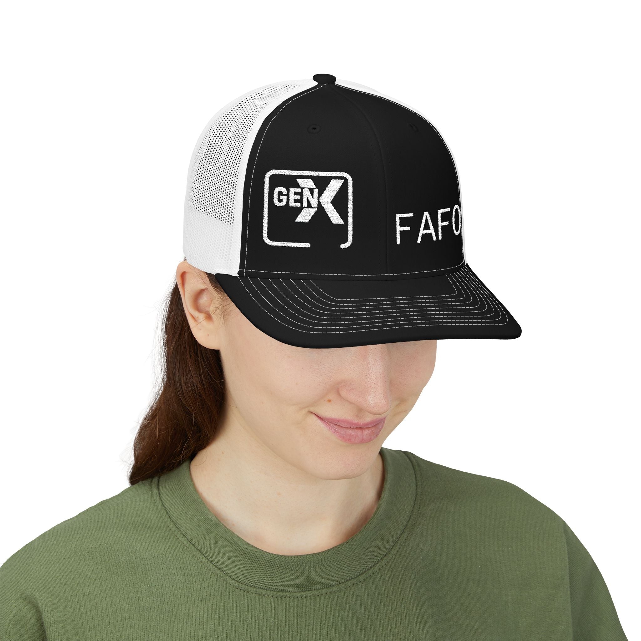 Cool Gen X FAFO Snapback Trucker Cap, Stylish Cap for Gen X, Trendy Gift for Birthdays, Outdoor Events, Casual Wear