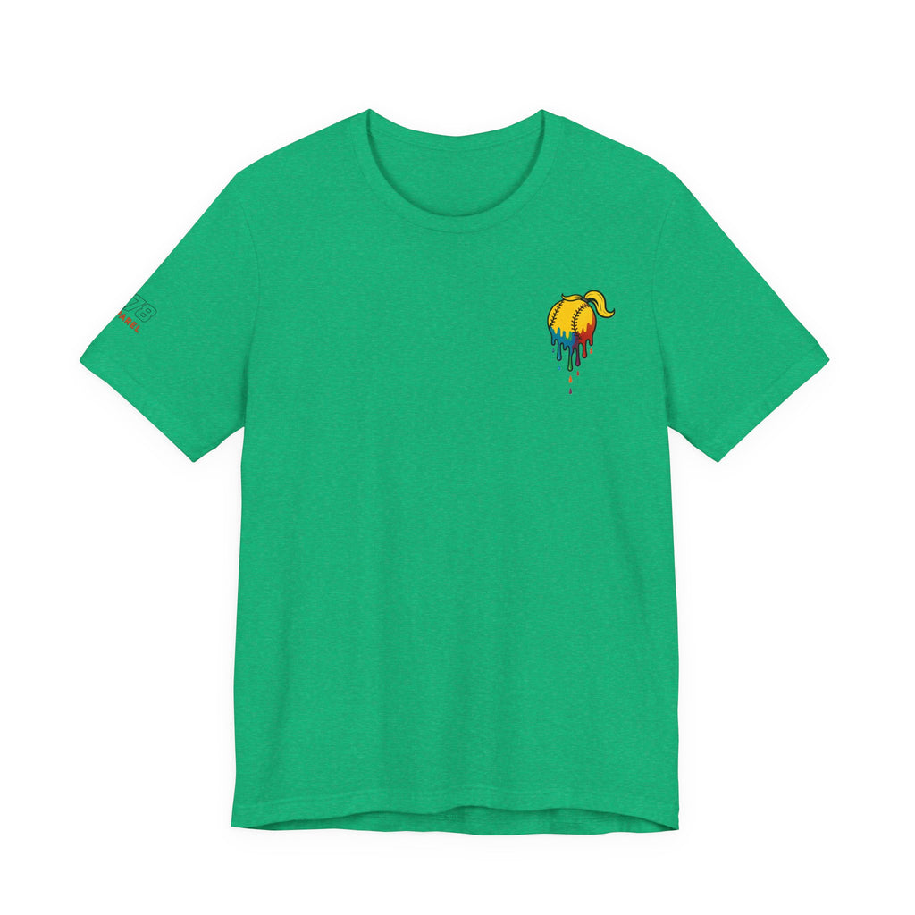 Mommyball Drippy Coach Tee - Unisex Jersey Short Sleeve T-Shirt, Softball Mom Gift, Sporty Graphic Tee, Coaching Shirt, Fun Sports Apparel