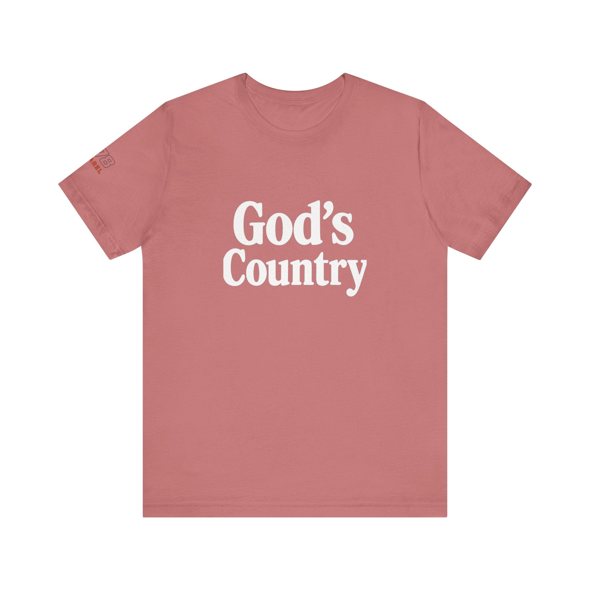 God's Country Tee, Casual Wear, Outdoor Activities, Faith-Based Apparel, Gift for Believers, Summer Wardrobe