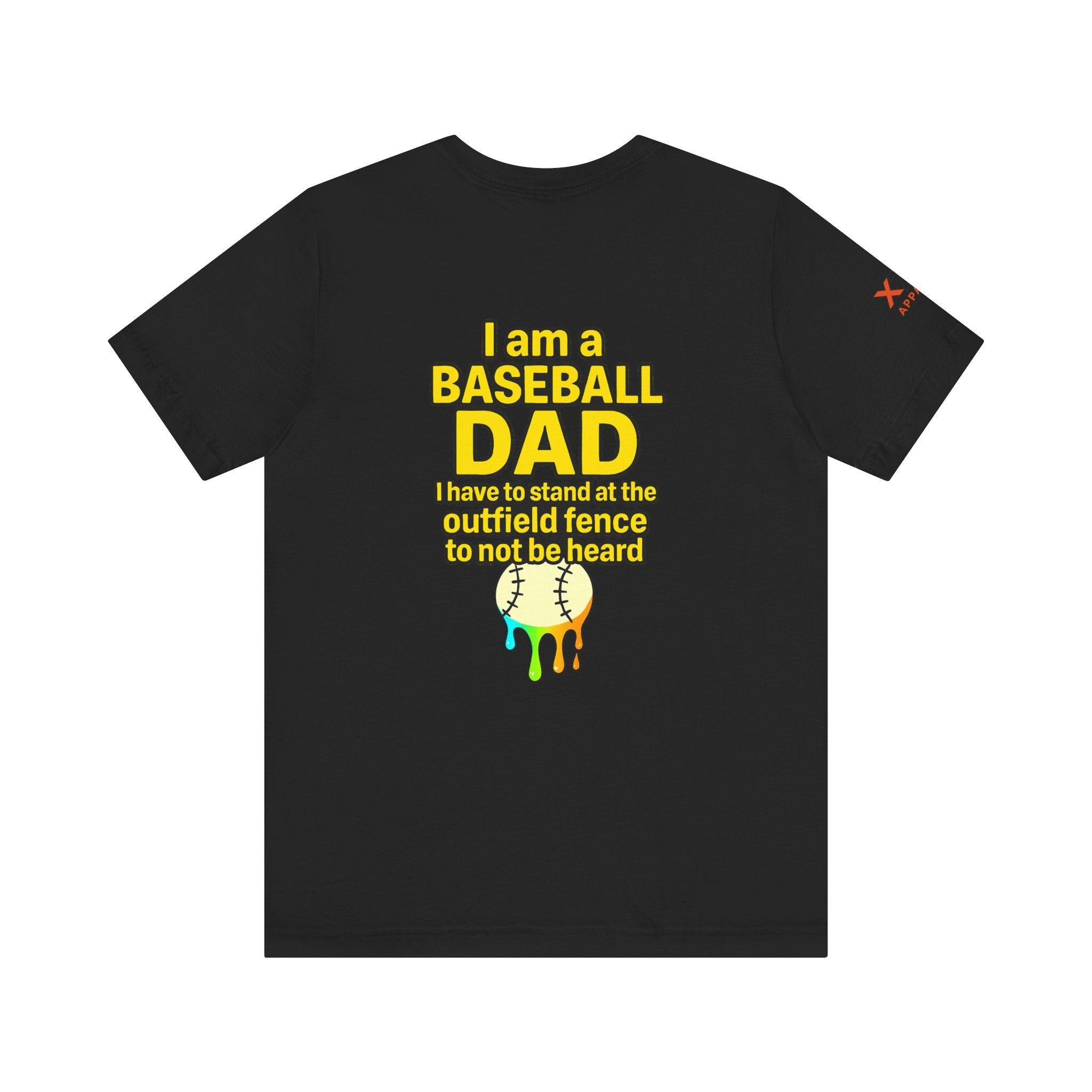 Baseball Dad Not Heard Drippy T-Shirt, Unisex Jersey Tee, Father's Day Gift, Sports Apparel, Outdoor Fun, Parenting Humor Shirt