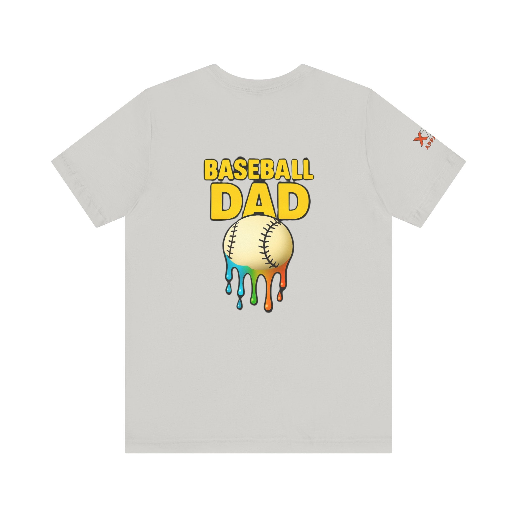 Baseball Dad Drippy T-Shirt, Unisex Jersey Tee for Sports Lovers, Father's Day Gift, Casual Wear, Funny Baseball Shirt