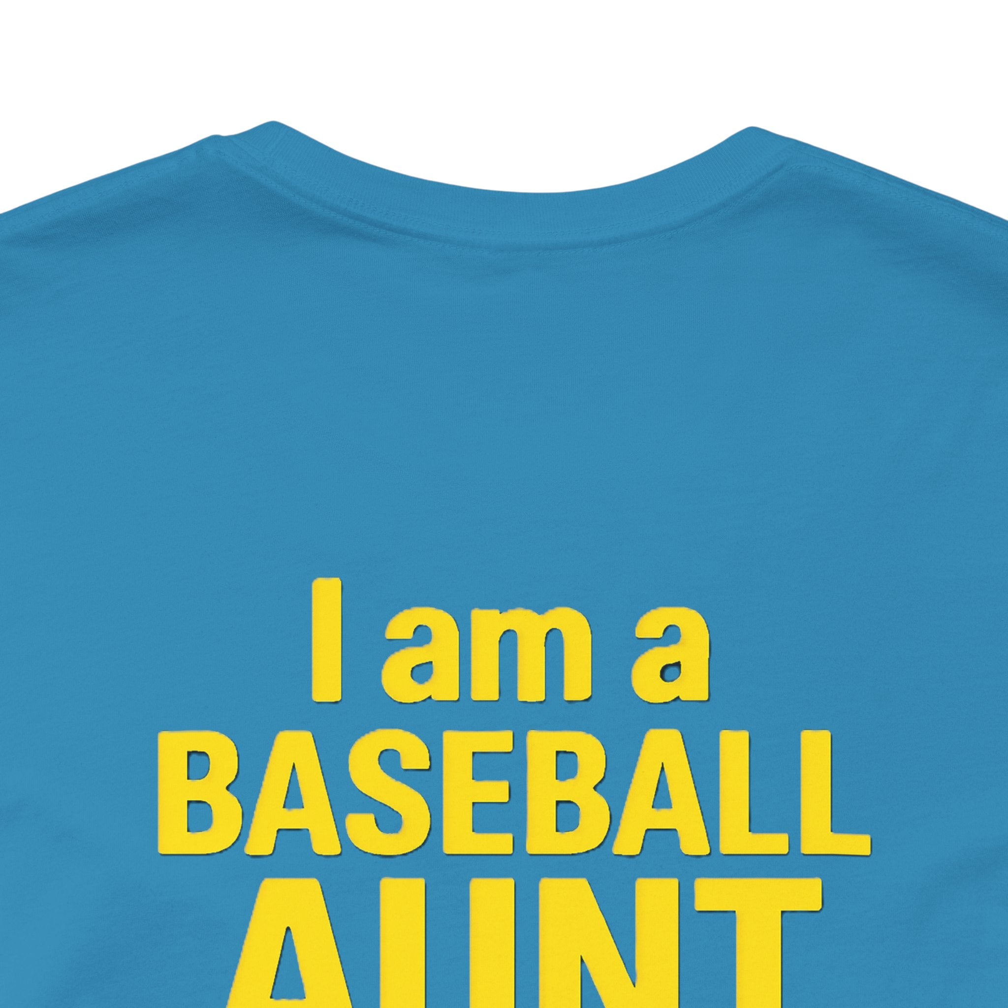 Baseball Aunt Not Heard Drippy Tee, Fun Baseball Shirt, Gifts for Sports Moms, Summer Apparel, Soft Cotton T-Shirt, Game Day Outfit