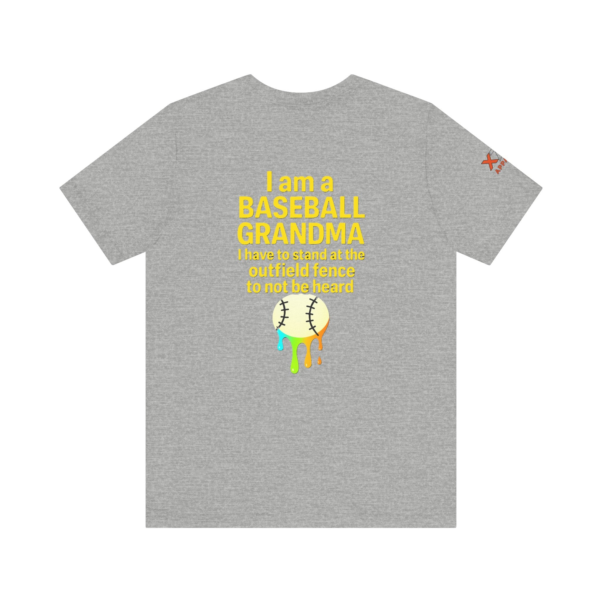 Baseball Grandma Not Heard DrippyTee, Funny Baseball Shirt, Gift for Grandma, Soft Cotton Top, Summer Baseball Outfit