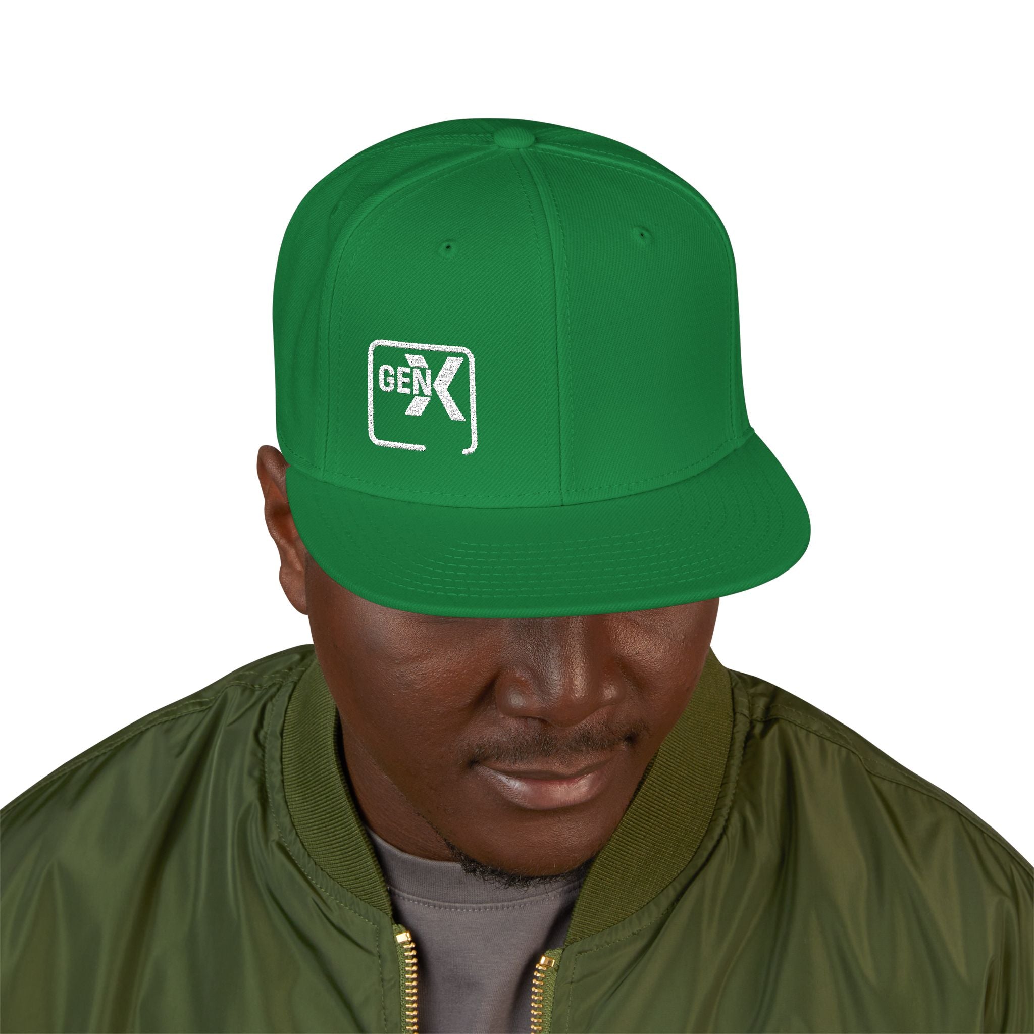 'Gen X 2' Embroidered Snapback Cap for Trendsetters, Streetwear Hat for All Occasions, Gift for Him/Her, Fashion Accessory, Cool Casual Wear