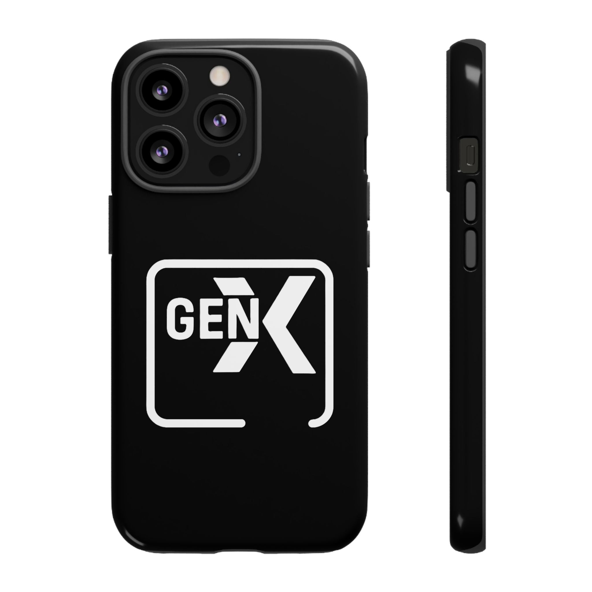 'Gen X' Phone Case, Tough Phone Cover, Retro Aesthetic iPhone Case, Vintage Style Cell Phone Accessories, Gift for Gen X