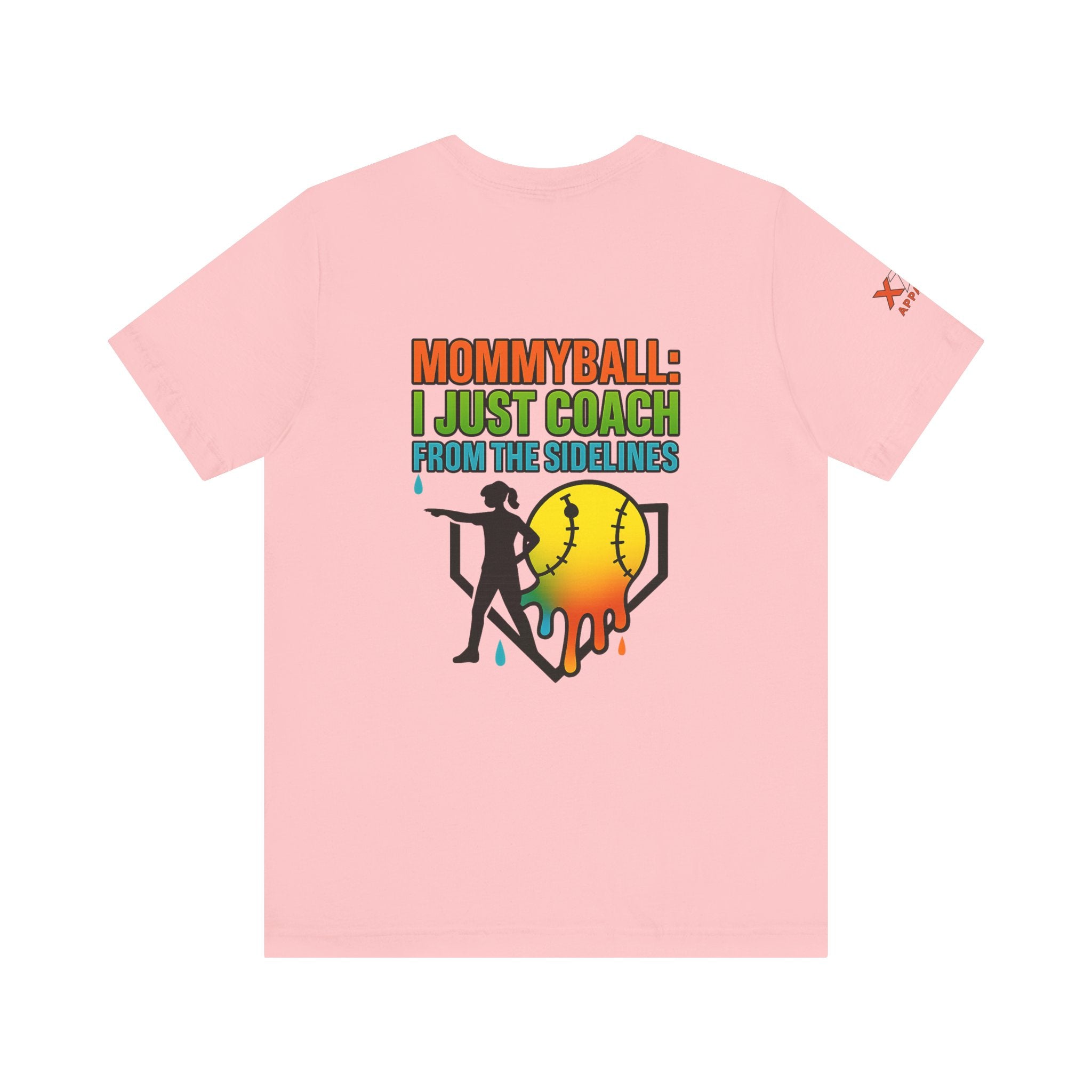 Mommyball Drippy Coach Tee - Unisex Jersey Short Sleeve T-Shirt, Softball Mom Gift, Sporty Graphic Tee, Coaching Shirt, Fun Sports Apparel