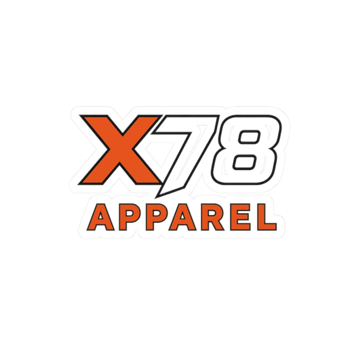 X78 Apparel Sticker
