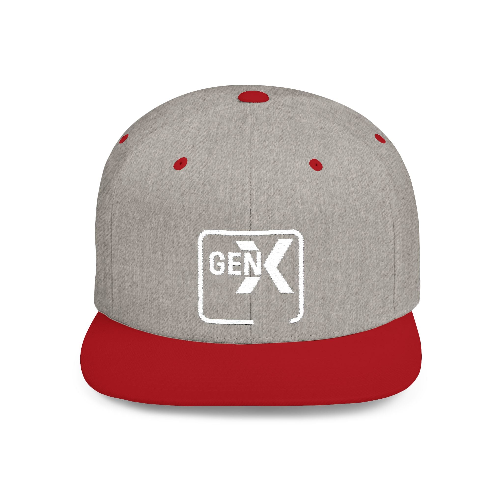 'Gen X' Stylish Flat Bill Snapback Cap | Trendy Streetwear Hat for Everyday Use, Gifts, Fashion Accessory, Casual Summer Style