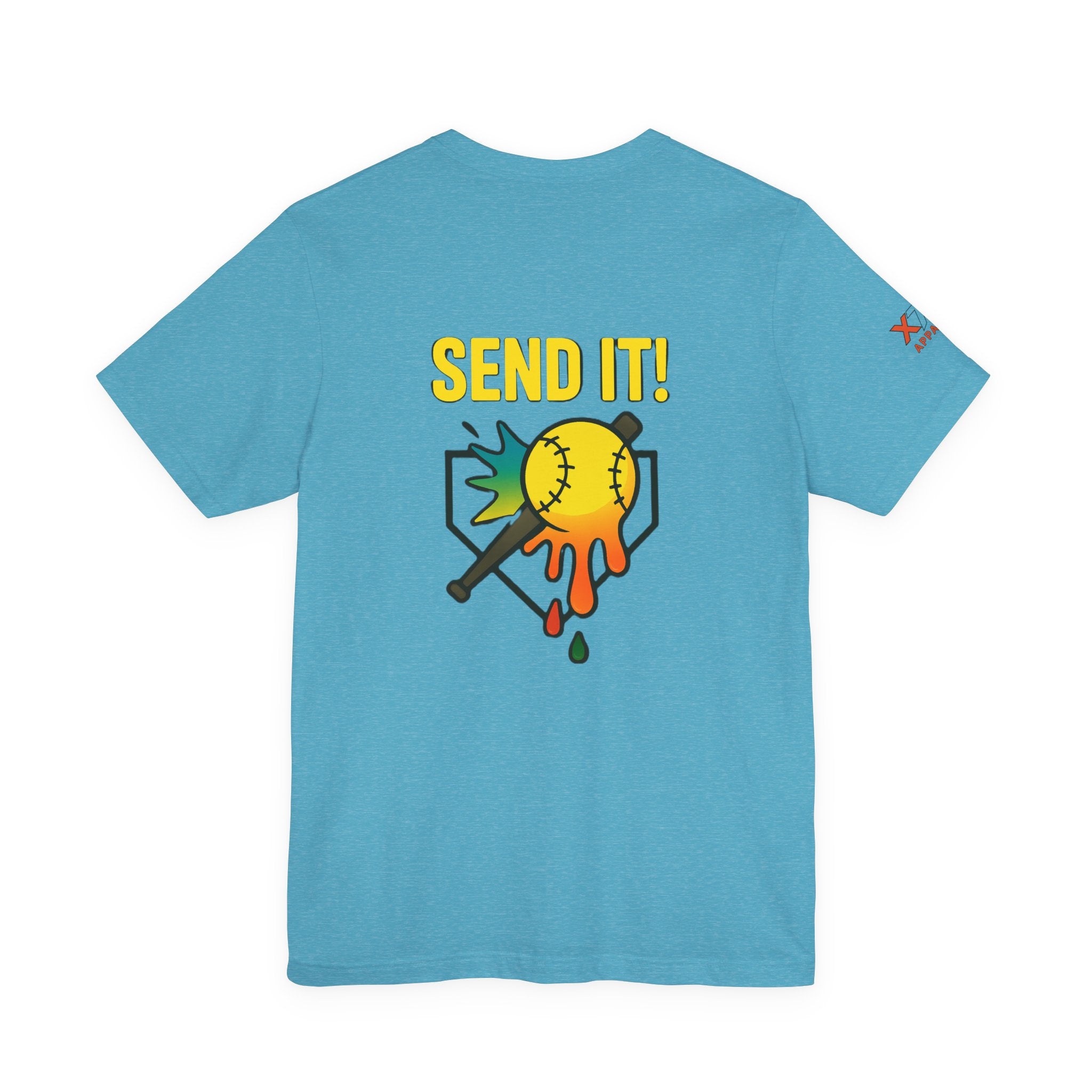 Send It Drippy Unisex Tee, Fun Sports Shirt, Gift for Athletes, Playful Casual Wear, Summer Essential
