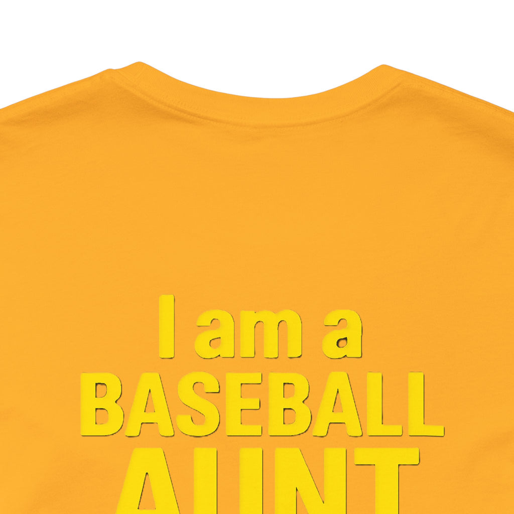 Baseball Aunt Not Heard Drippy Tee, Fun Baseball Shirt, Gifts for Sports Moms, Summer Apparel, Soft Cotton T-Shirt, Game Day Outfit