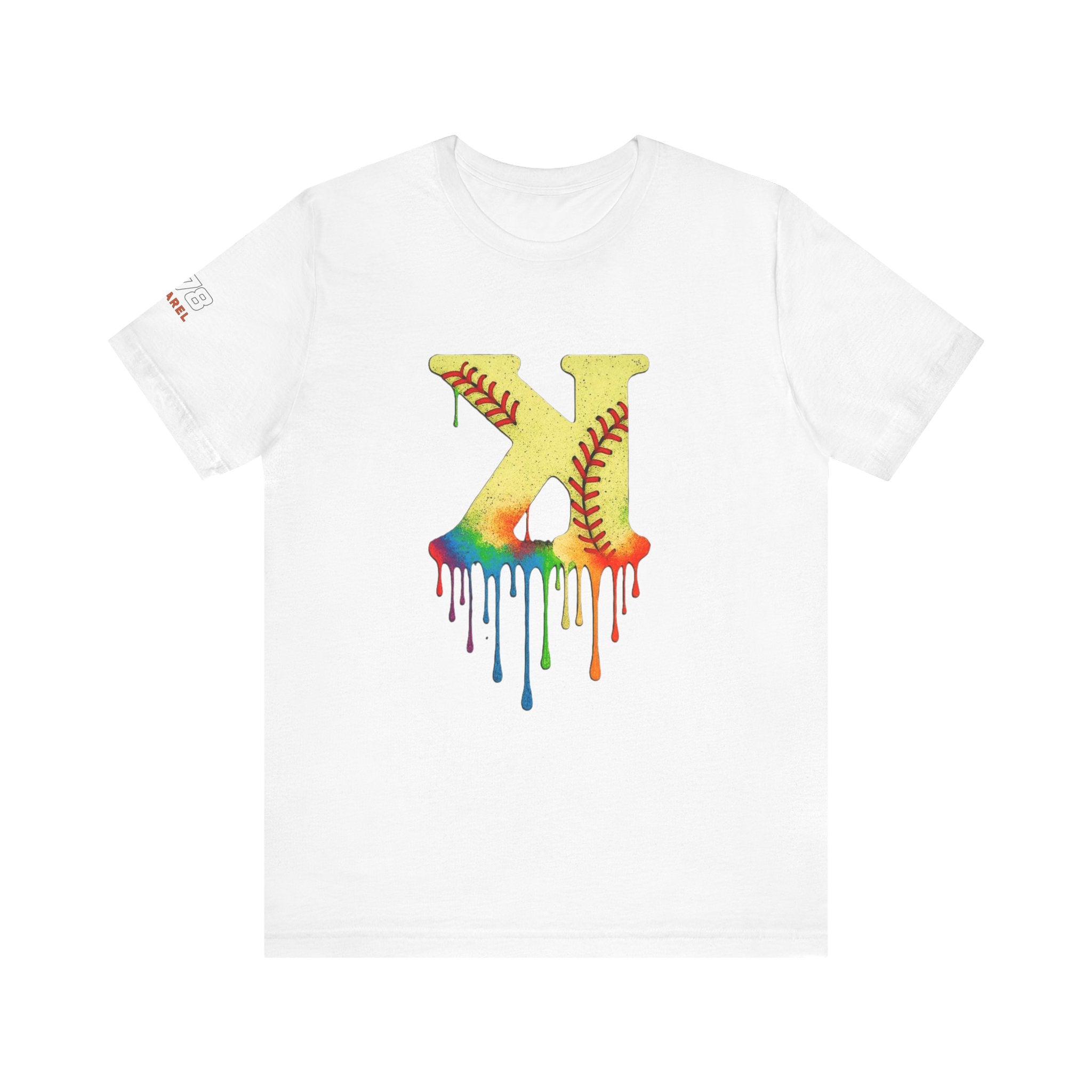 Softball Strikeout Drippy Graphic Tee, Perfect for Sports Fans, Gift for Athletes, Casual Wear, Summer Outfits, Team Spirit Apparel