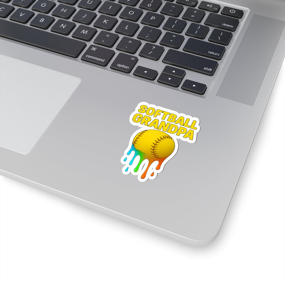Drippy Softball Grandpa Sticker