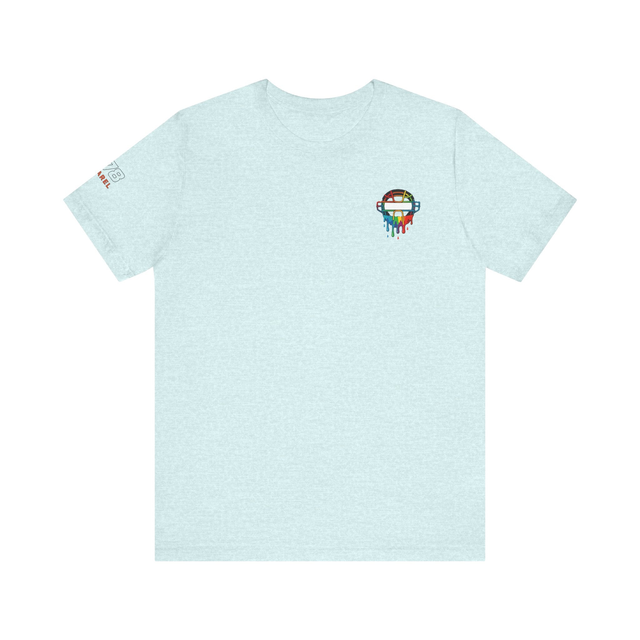 Nice Call Blue Drippy Cool Graphic Tee for Casual Vibes, Perfect for Everyday Wear, Music Festivals, Birthdays, Summer Outings, Unisex Style