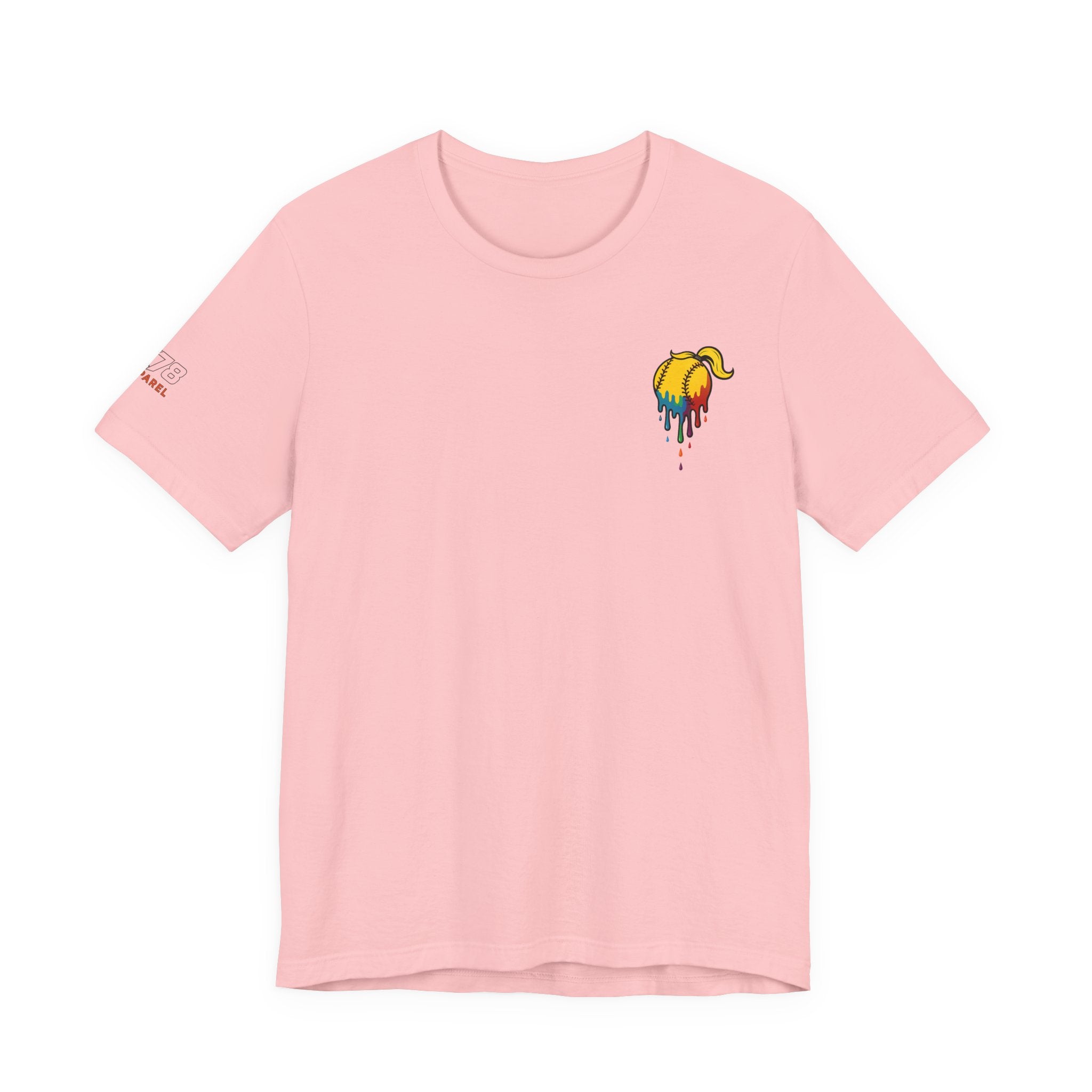 Mommyball Drippy Coach Tee - Unisex Jersey Short Sleeve T-Shirt, Softball Mom Gift, Sporty Graphic Tee, Coaching Shirt, Fun Sports Apparel