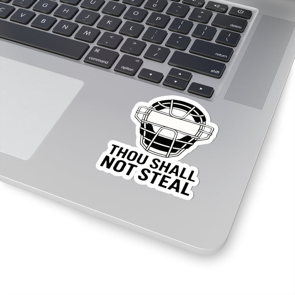 Thou Shall Not Steel  Sticker
