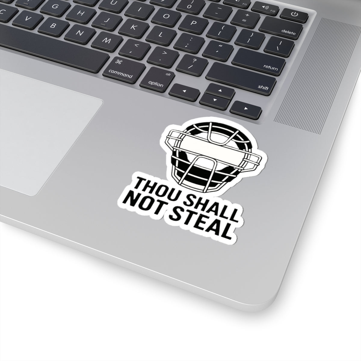 Thou Shall Not Steel  Sticker