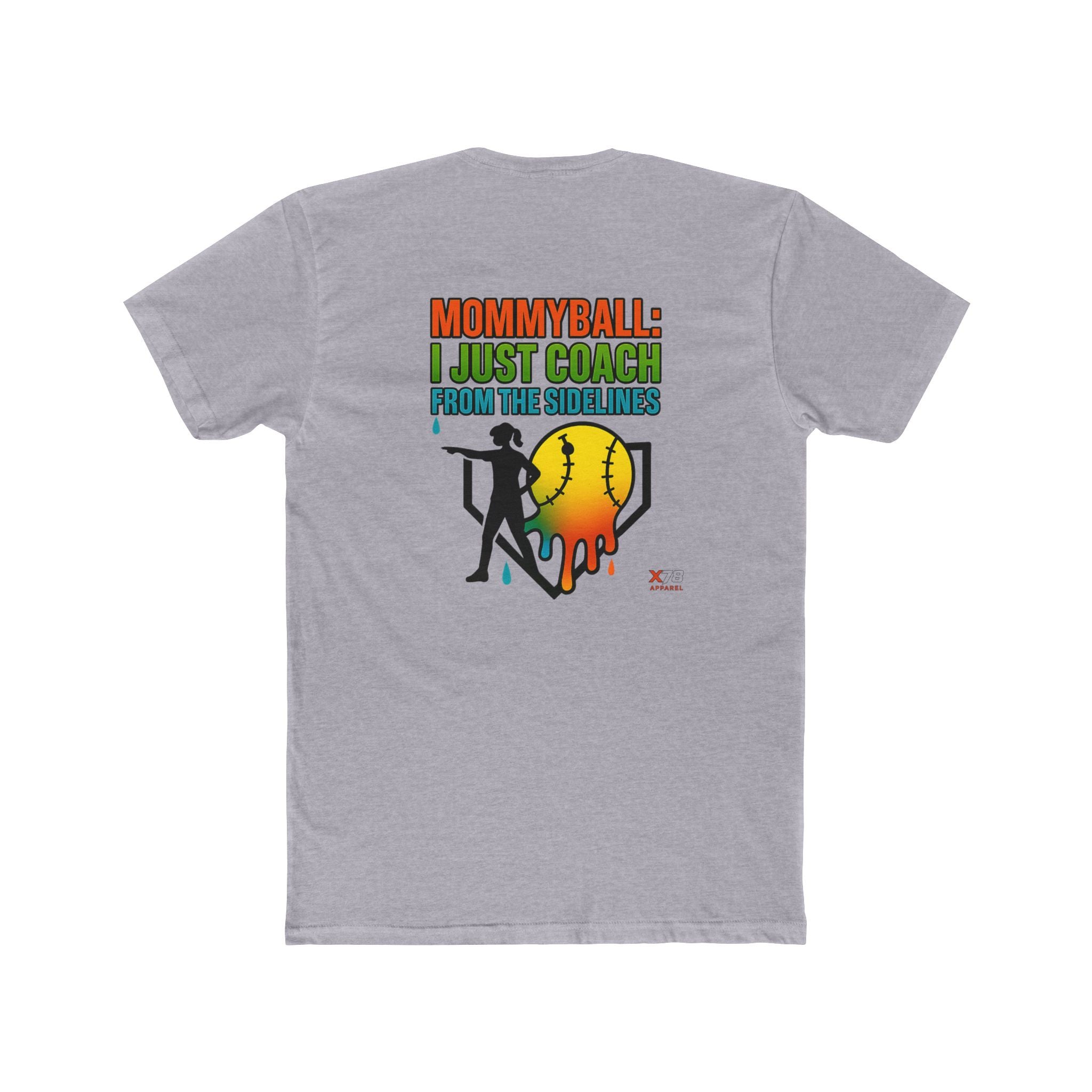 'Mommyball' Unisex  Coach Tee - Perfect for Sports Moms, Soft Cotton Tee, Gifts for Coaches, Athletic Apparel, Casual Wear