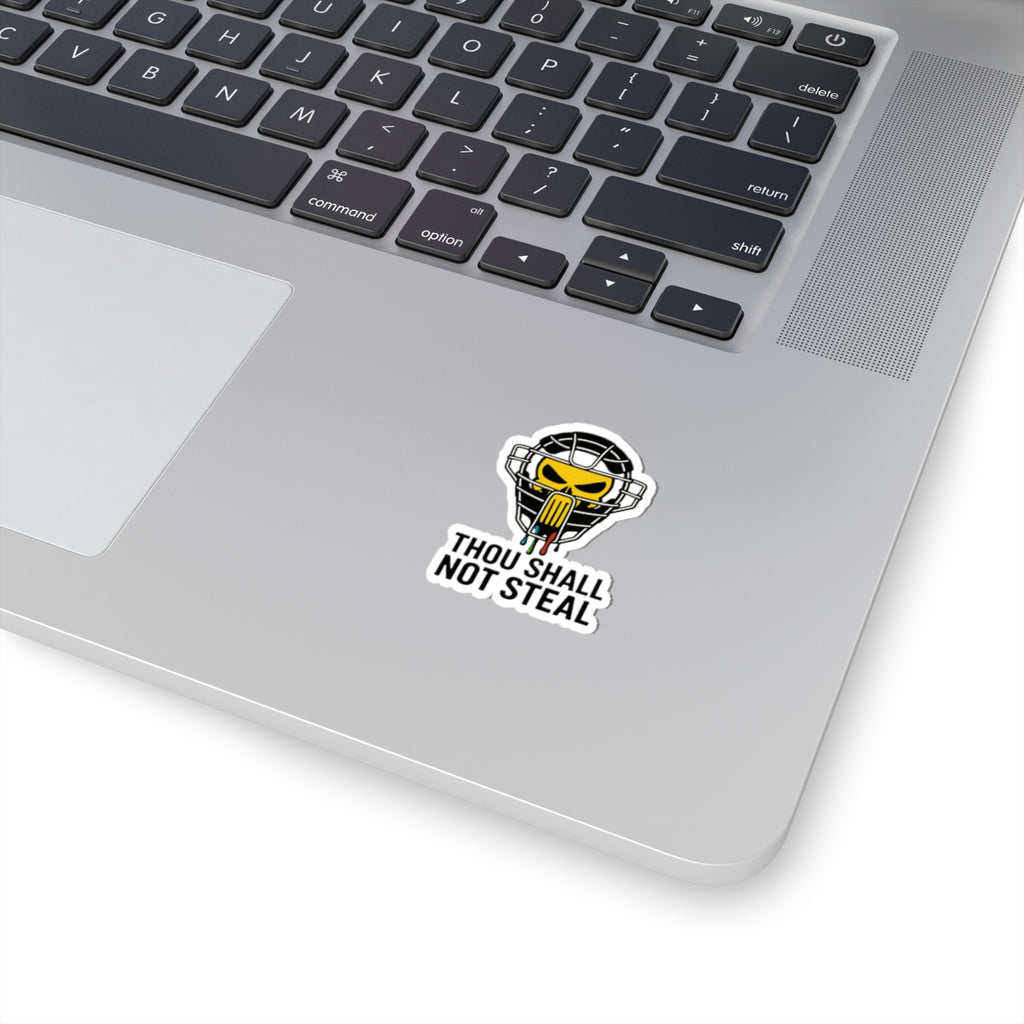 Drippy Thou Shall Not Steel Sticker