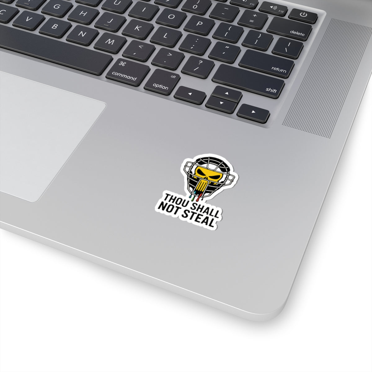 Drippy Thou Shall Not Steel Sticker