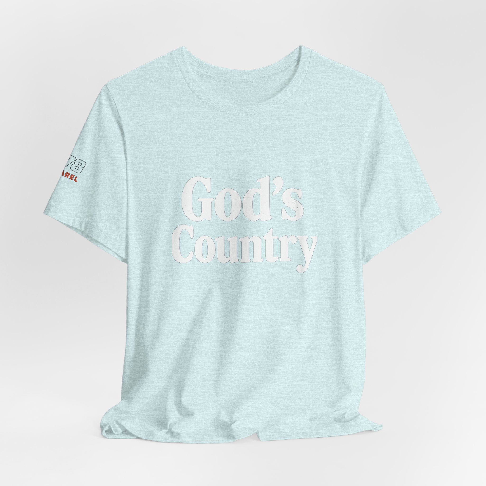 God's Country Tee, Casual Wear, Outdoor Activities, Faith-Based Apparel, Gift for Believers, Summer Wardrobe