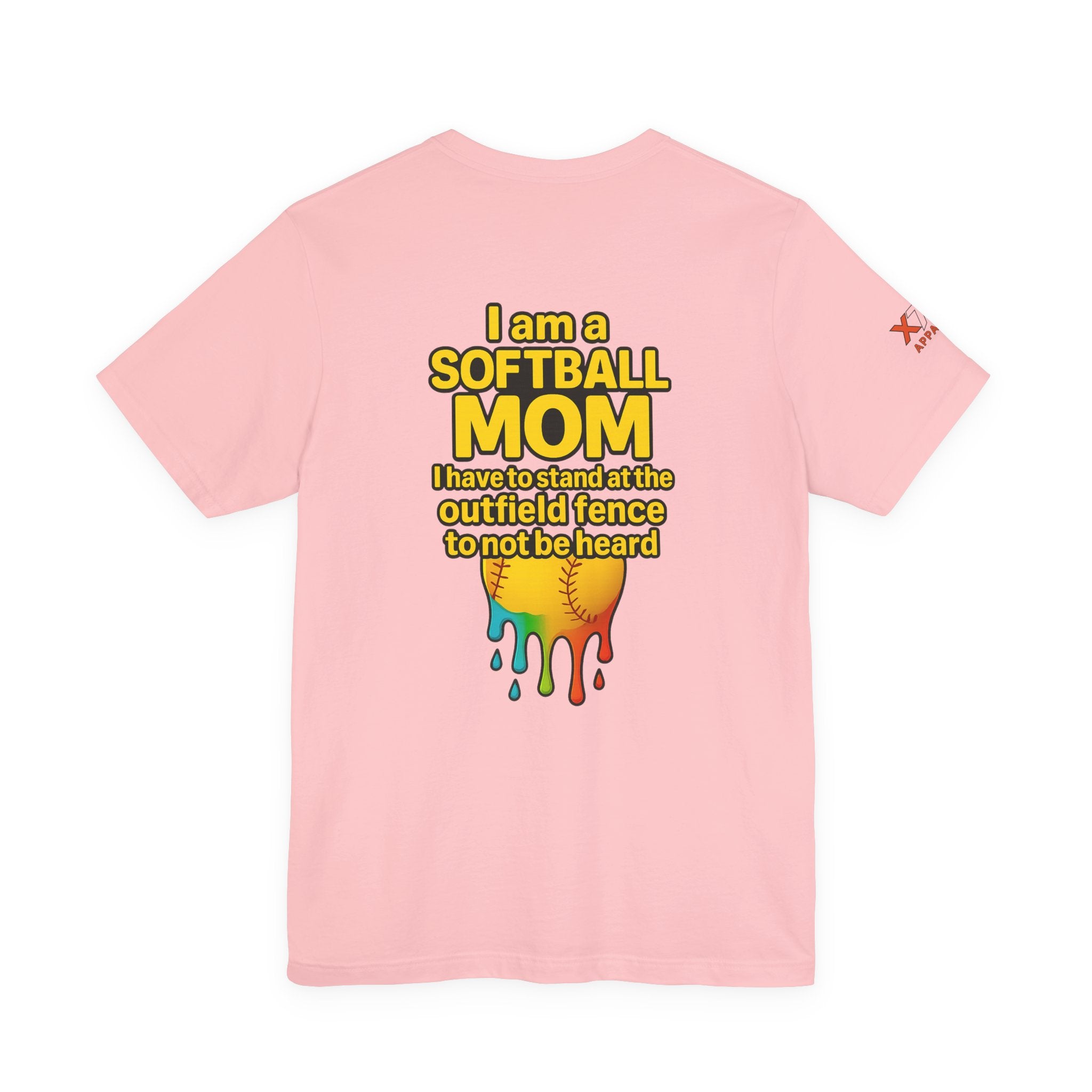I Am a Softball Mom not heard Drippy, Family Gift, Funny Sports Apparel, Summer Shirt, Activewear