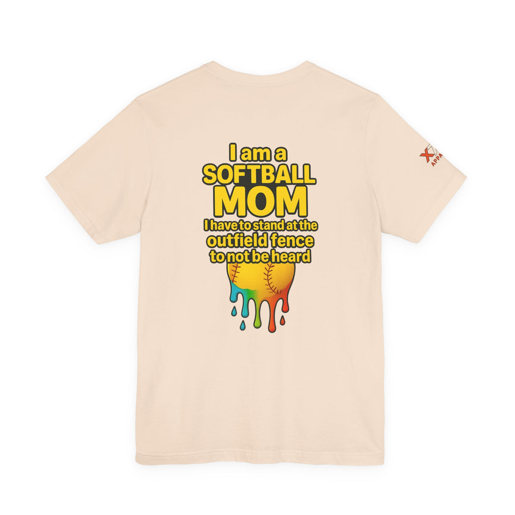 I Am a Softball Mom not heard Drippy, Family Gift, Funny Sports Apparel, Summer Shirt, Activewear