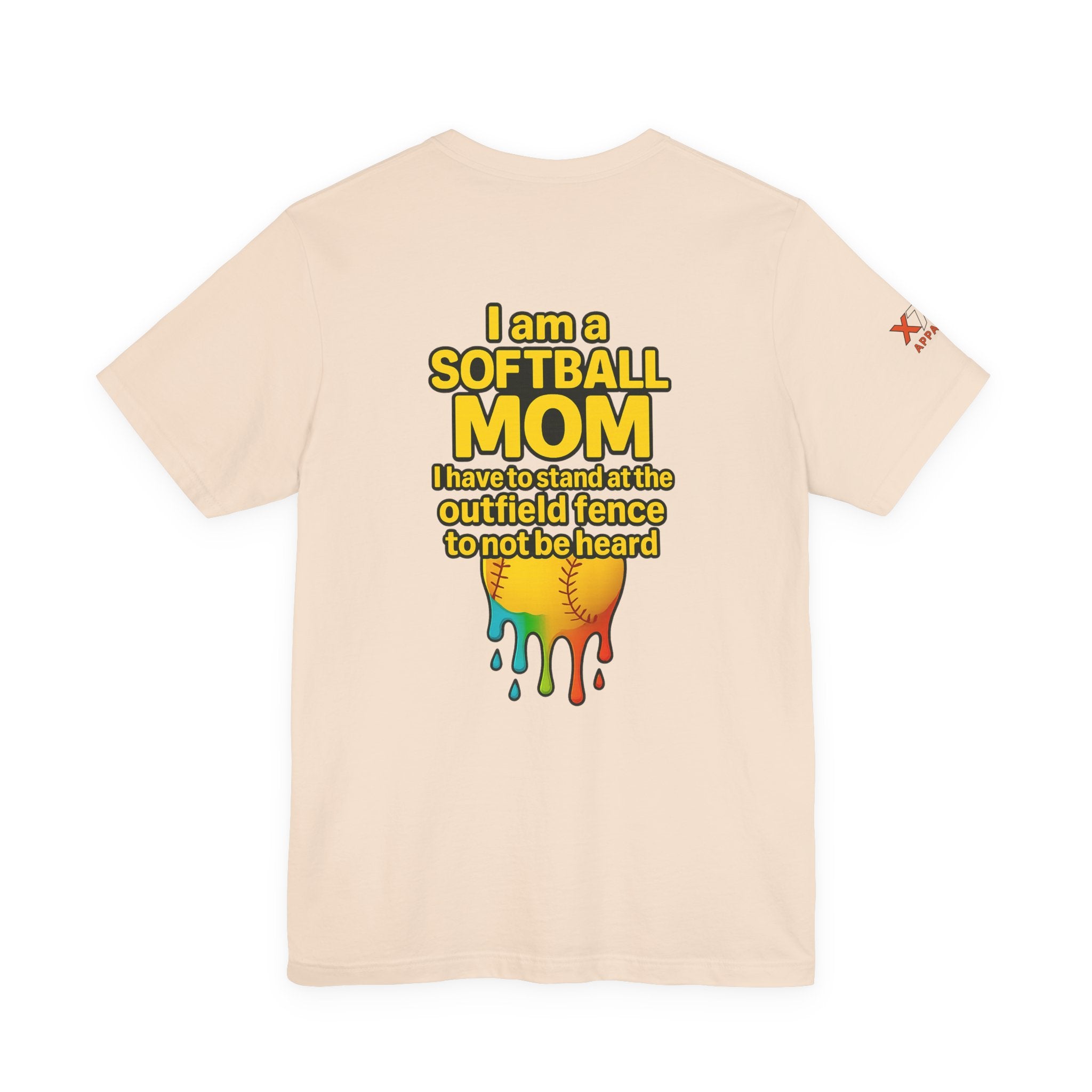 I Am a Softball Mom not heard Drippy, Family Gift, Funny Sports Apparel, Summer Shirt, Activewear